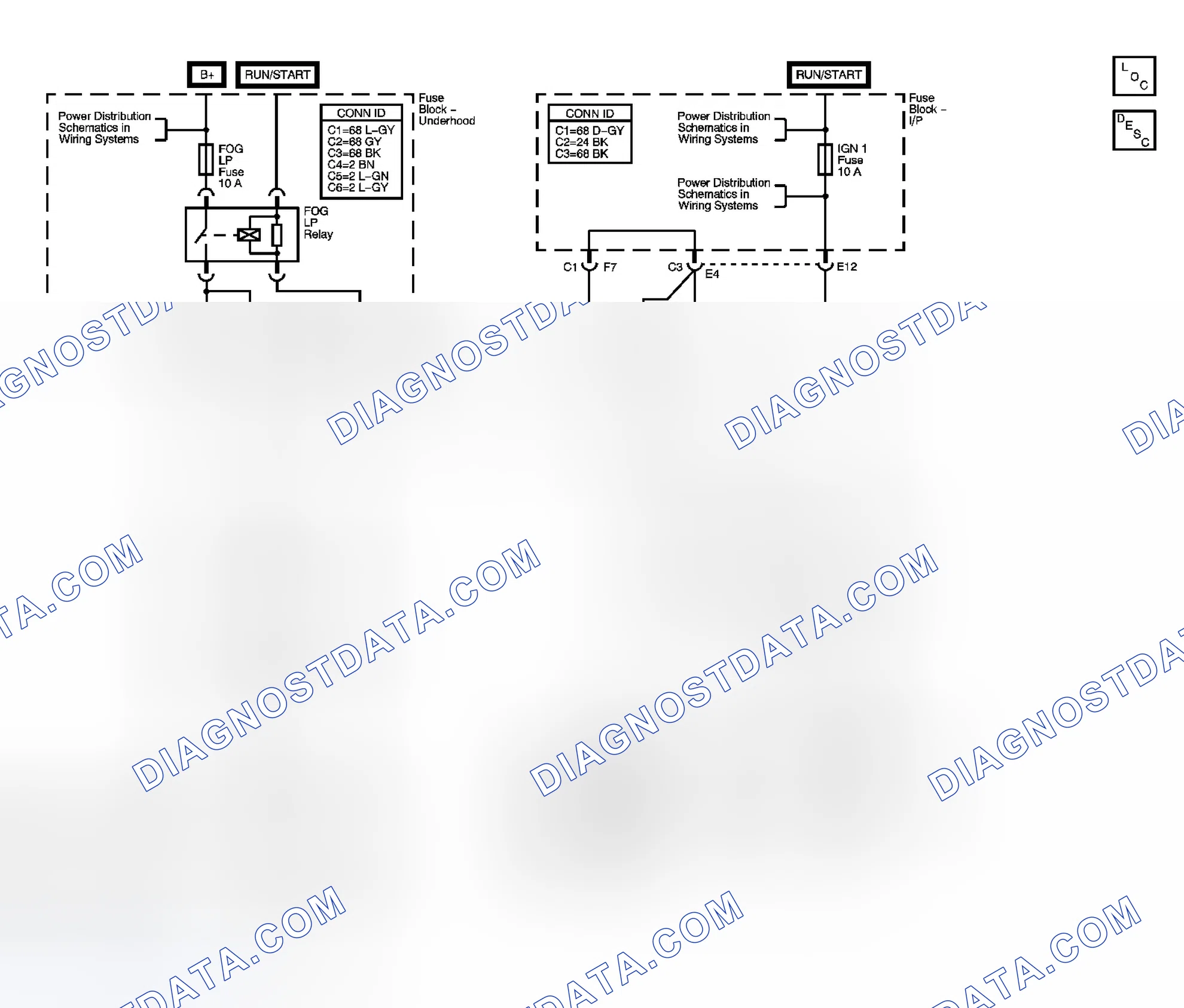 Scheme 3: Fog Lights Schematics