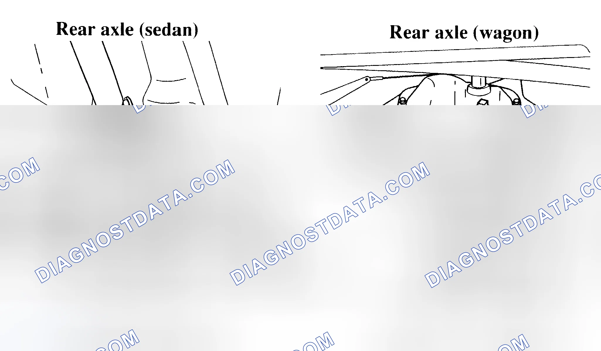 Scheme 8: REAR AXLE SERVICE POINTS
