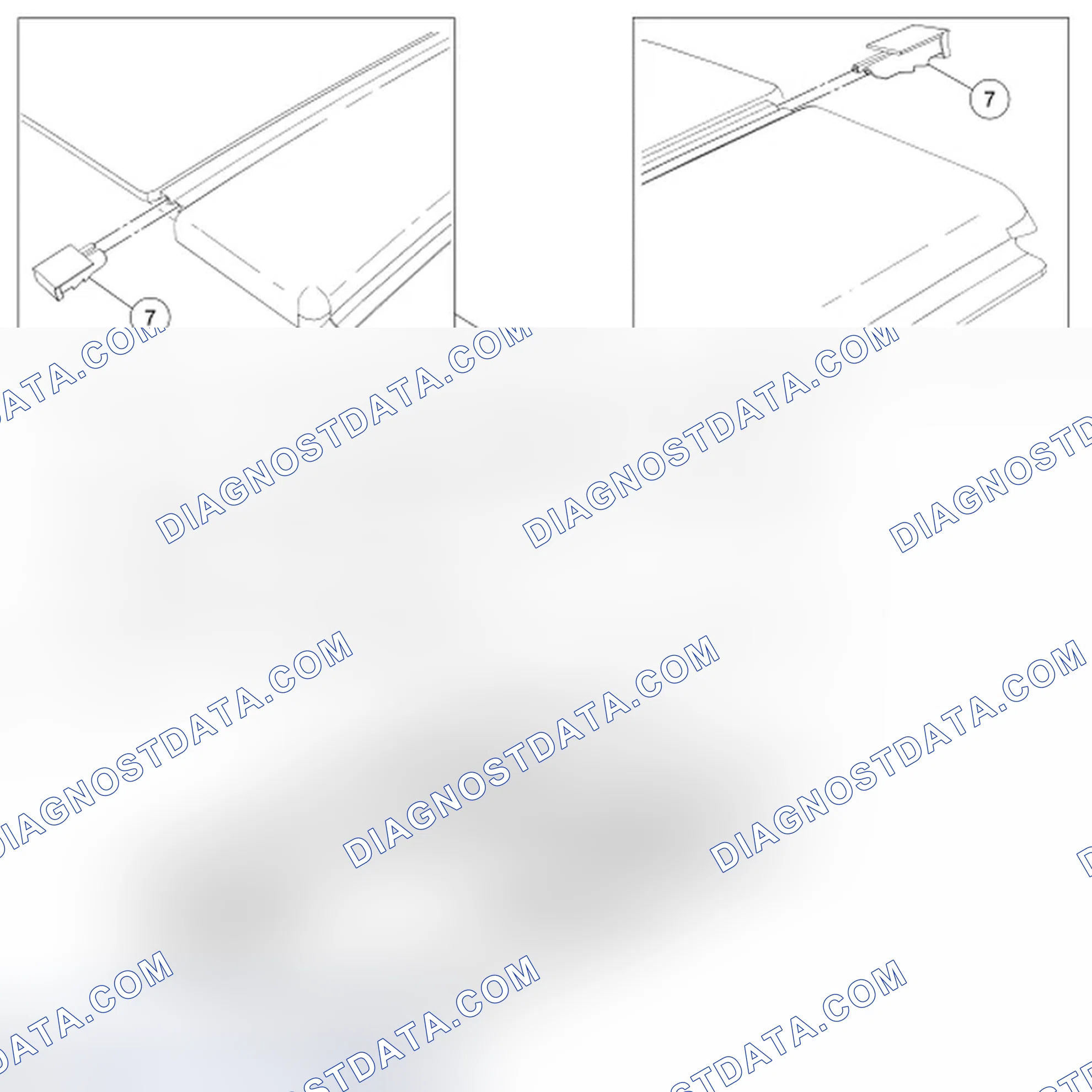 Scheme 1: Roof Opening Panel - Exploded View