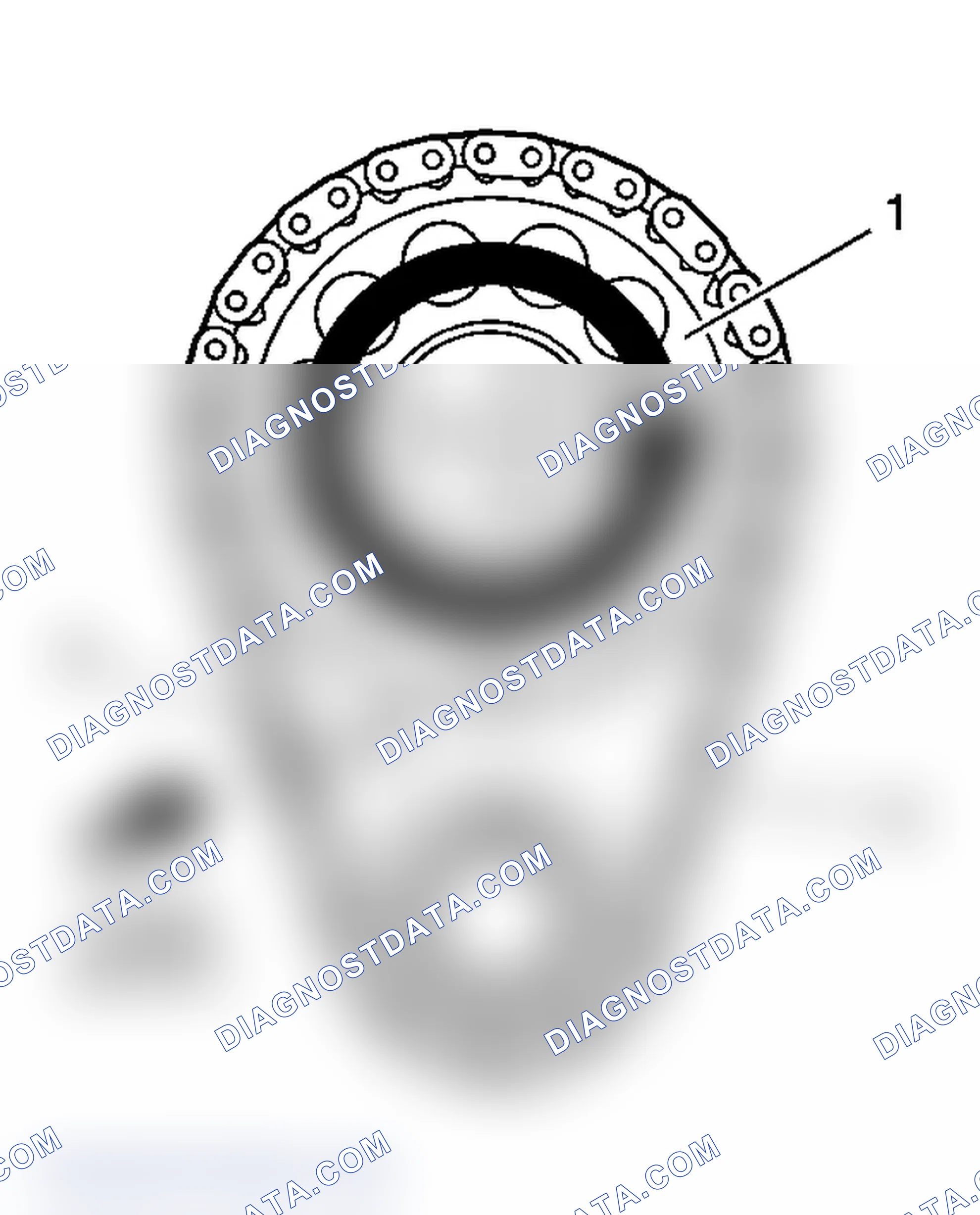 Scheme 25: Timing Chain and Sprockets Removal