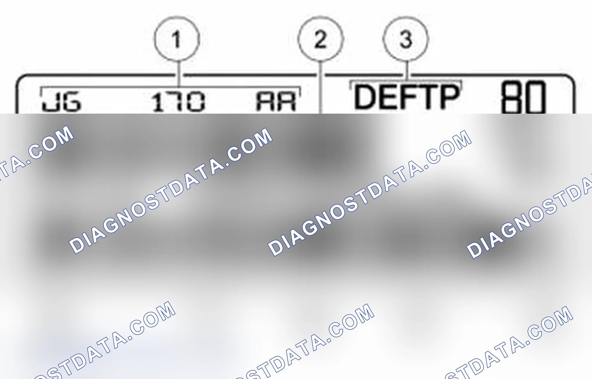 Scheme 1: Engine Code Information Label