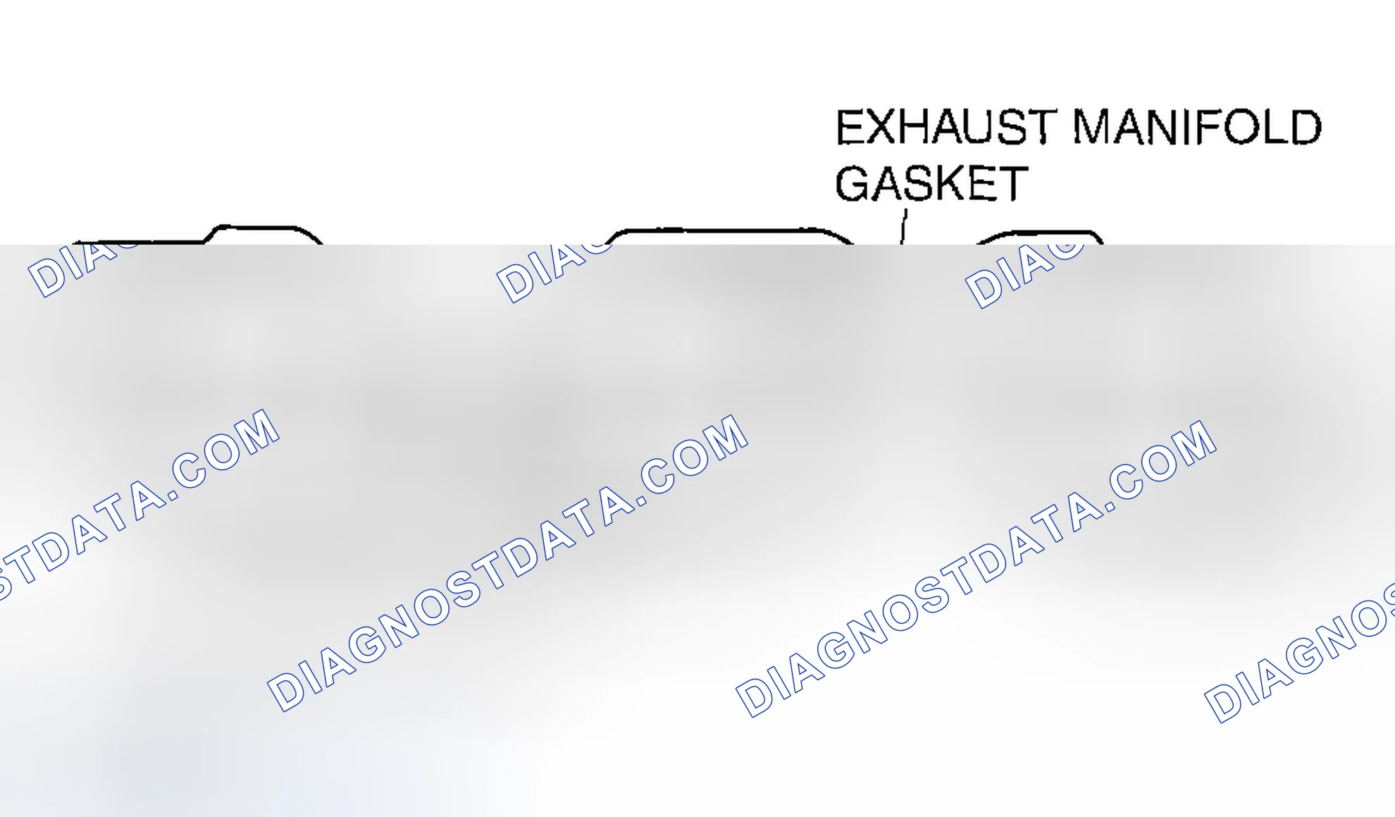 Scheme 3: Exhaust Manifold Gasket Installation Note