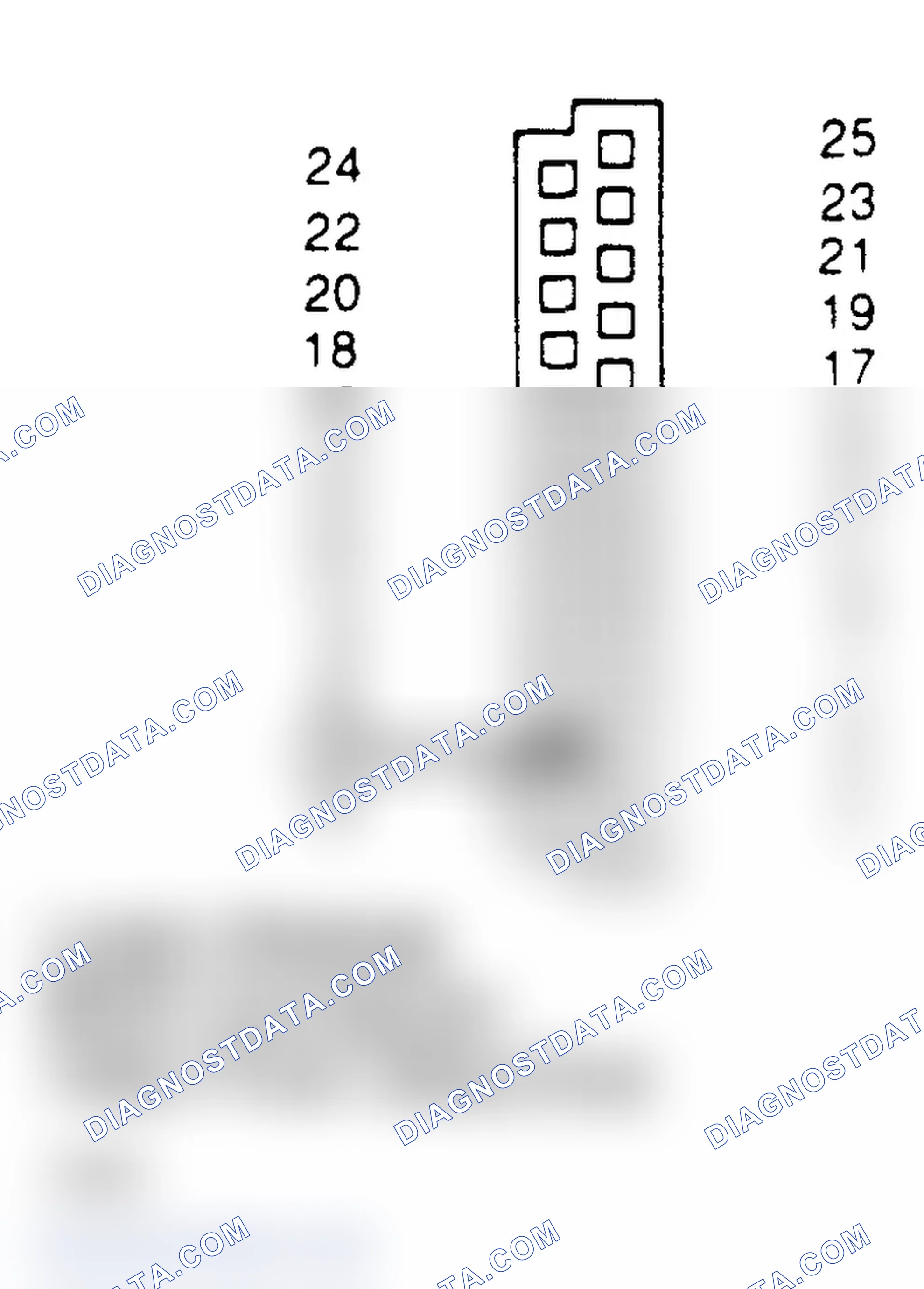 Scheme 145: Logic Module Blue Connector View From Wire End
