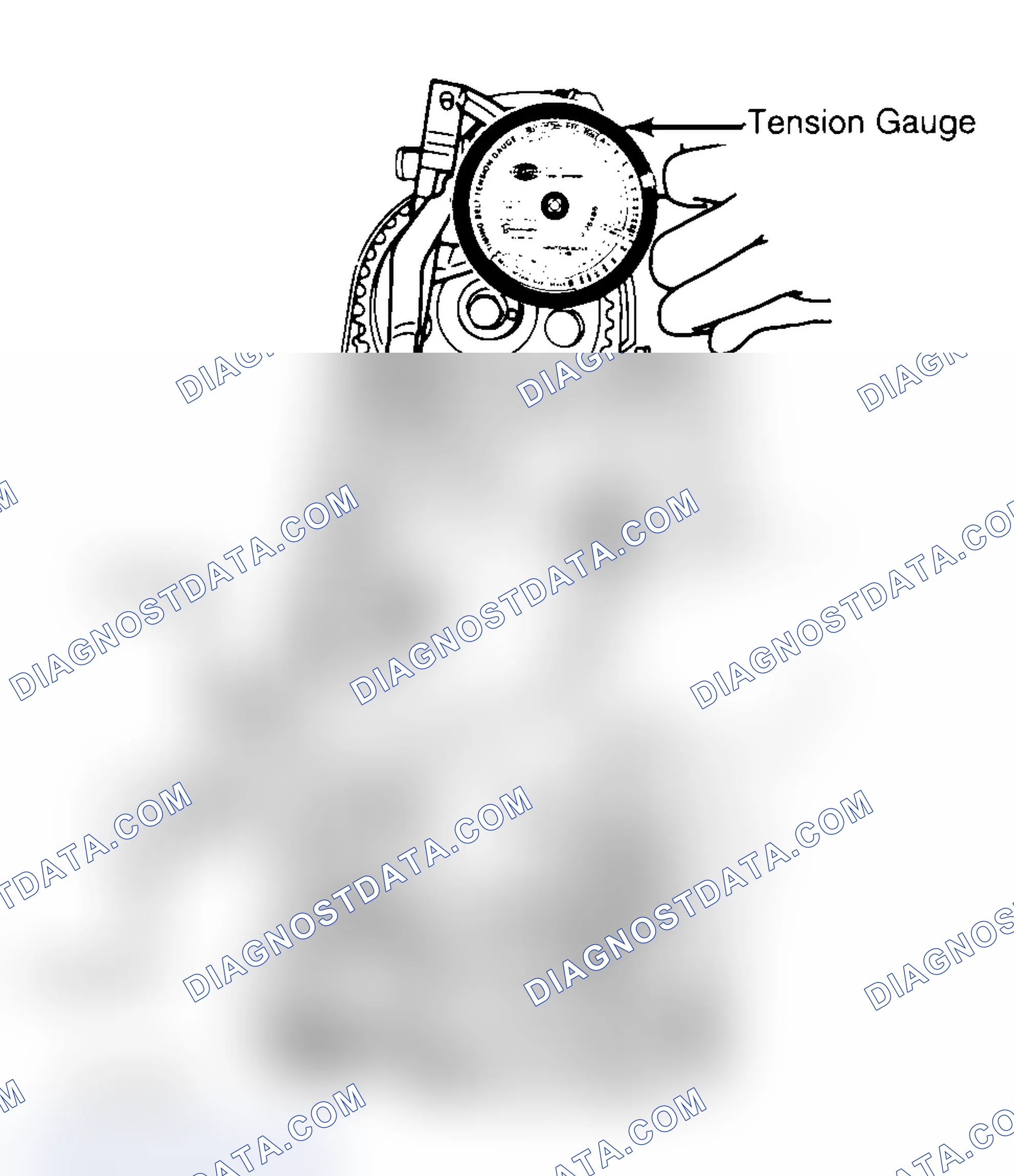 Scheme 28: Adjusting Typical Timing Belt Tension