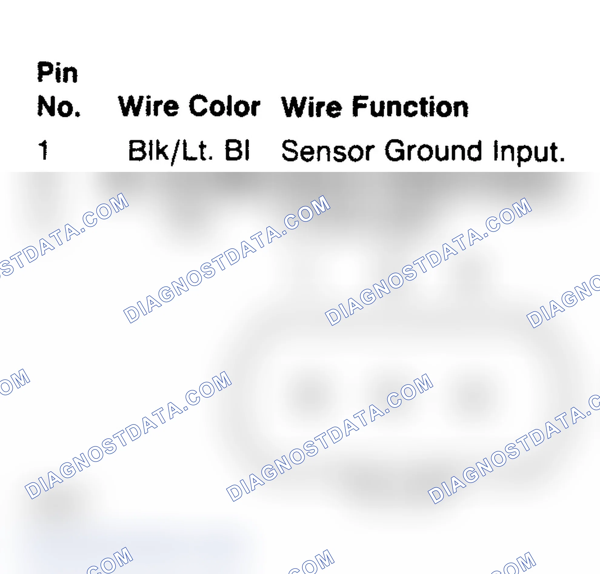 Scheme 118: MAP Sensor Connector Terminals (Turbo)