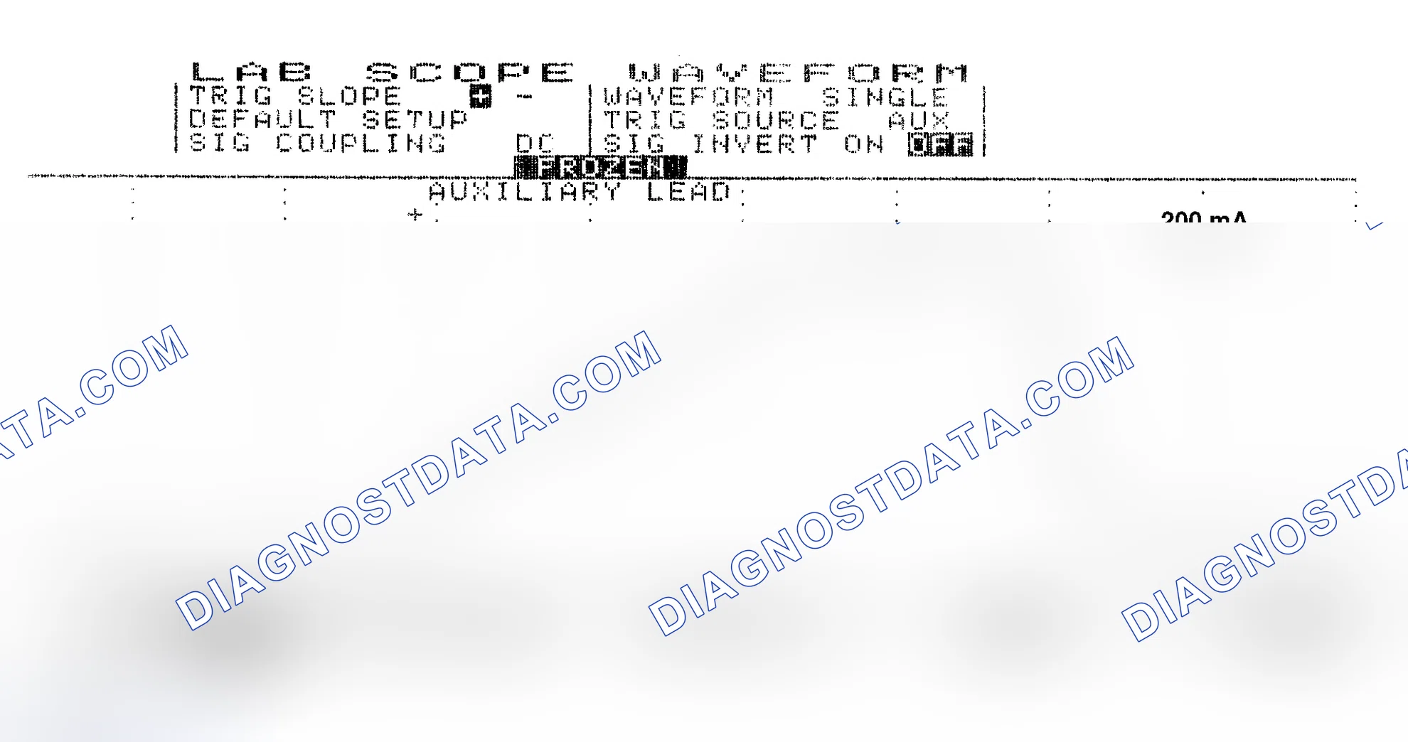 Scheme 13: Single Injector w/Normal Current Flow - Current Pattern