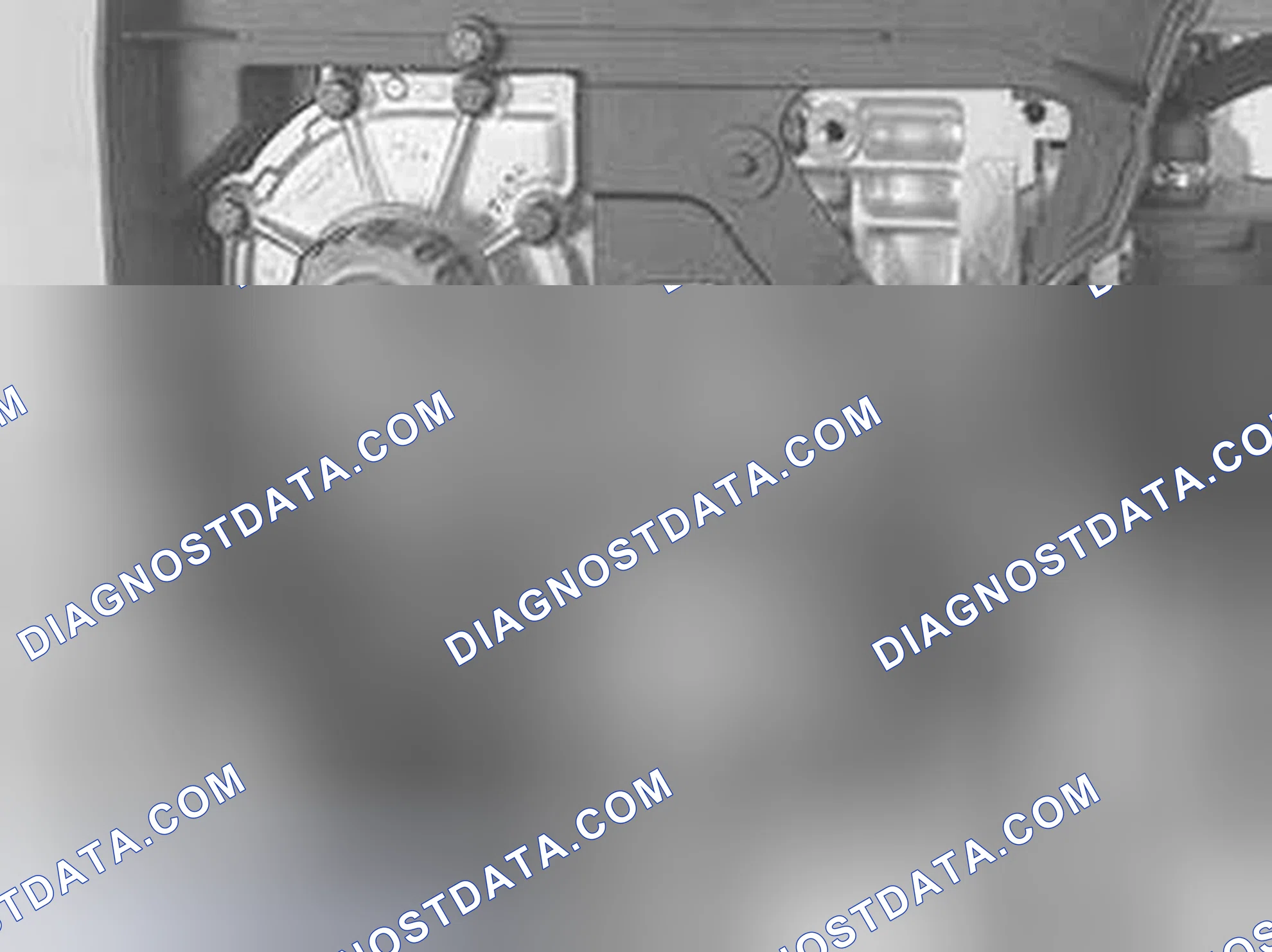 Scheme 556: Removing The Coolant Pump/Timing Belt Cover