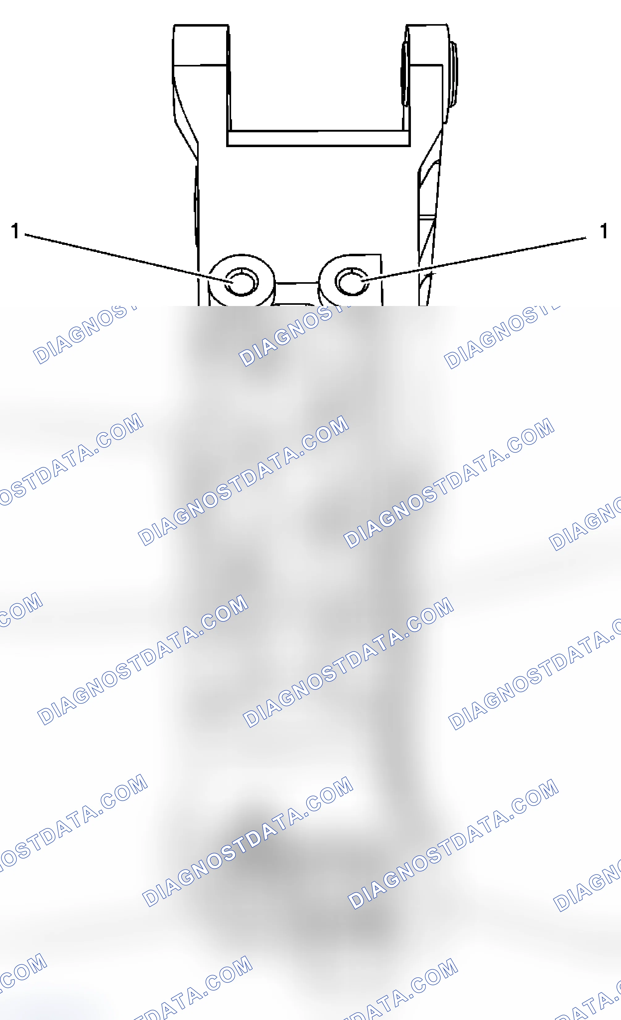Scheme 424: Generator Bracket - Side View