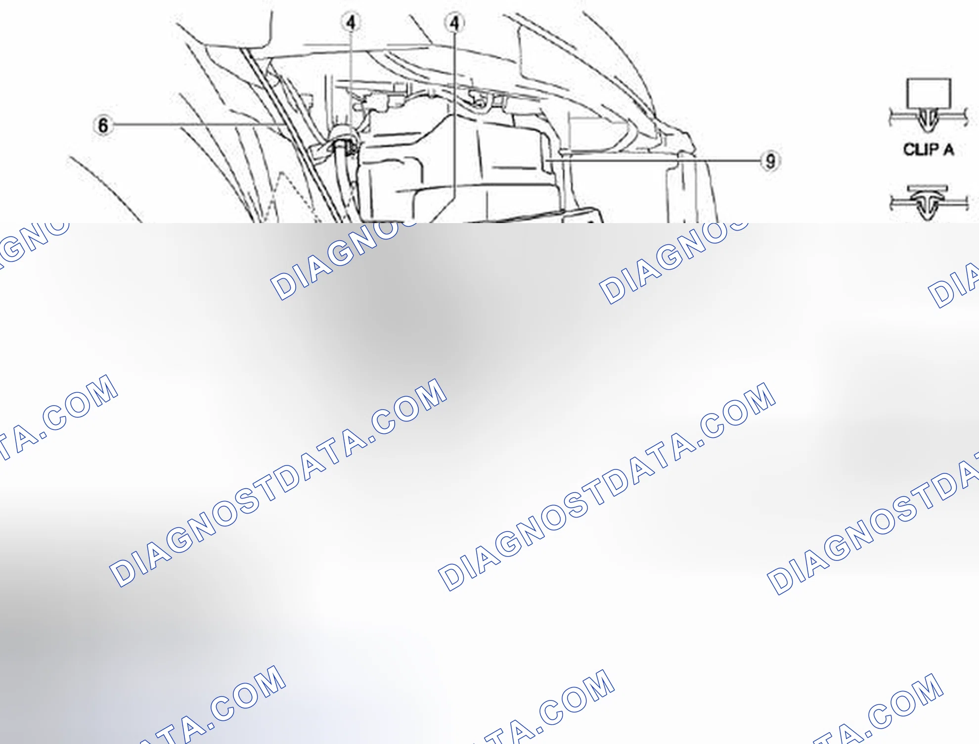 Scheme 10: WASHER TANK REMOVAL/INSTALLATION