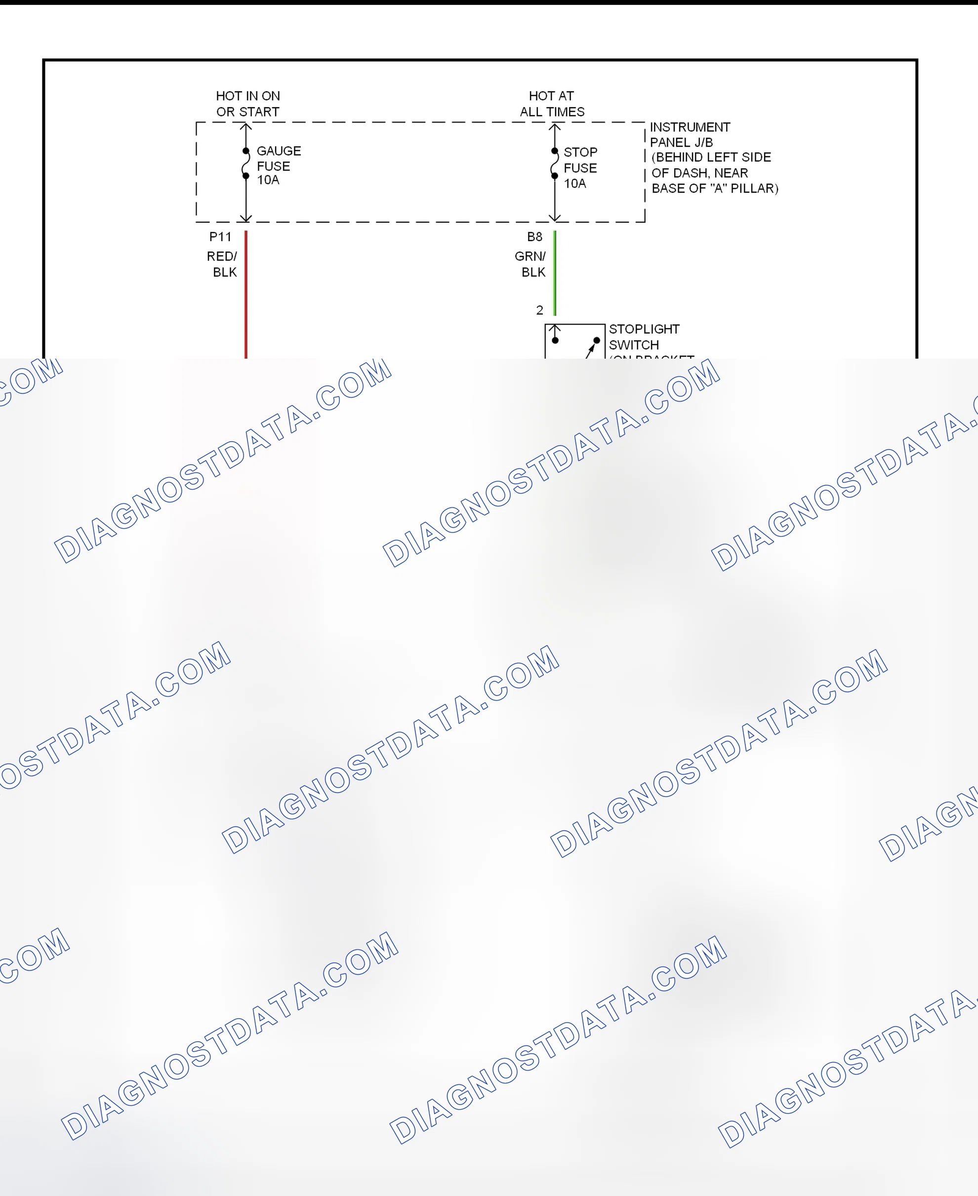 Scheme 208: Shift Interlock System Wiring Diagram (2001 - Toyota ECHO)