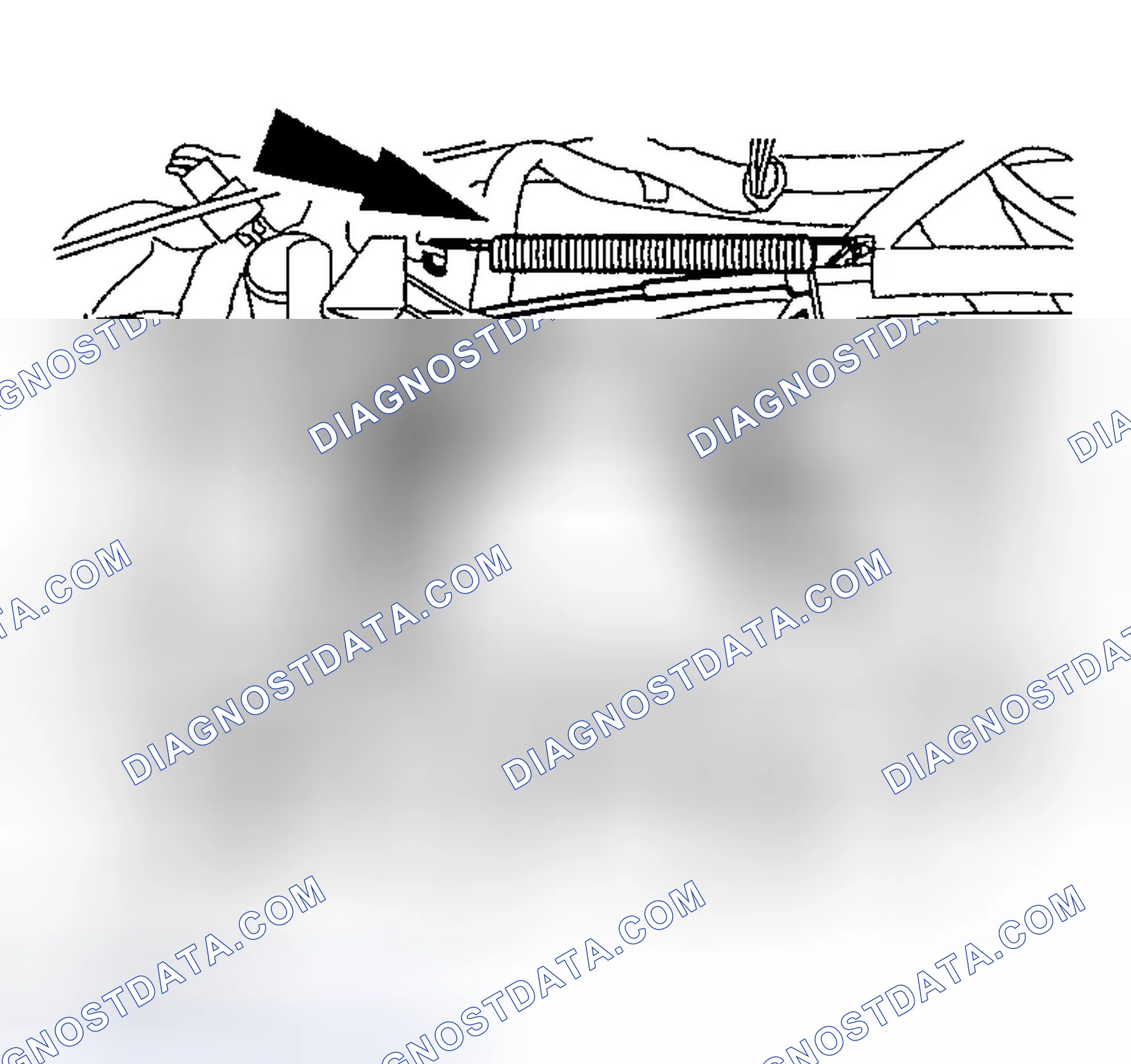 Scheme 454: Items 7 and 8: Throttle Cable Assembly and Speed Control Cable Removal Note