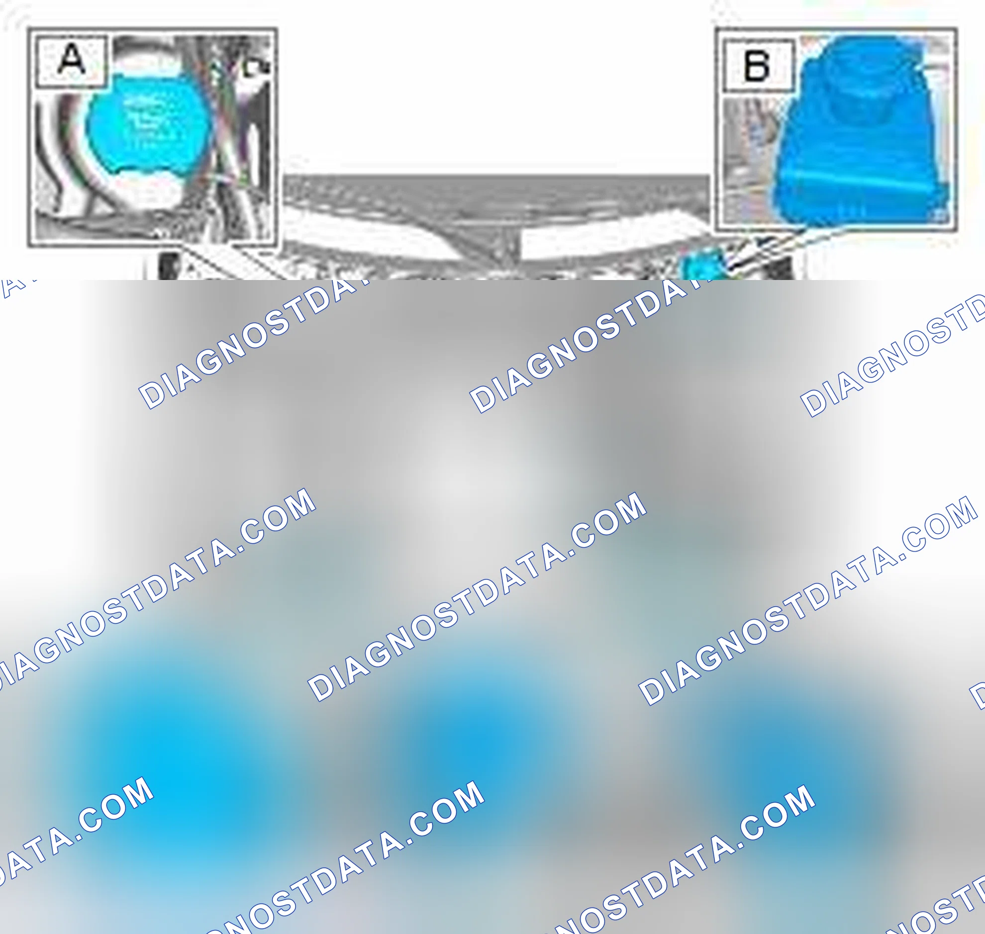 Scheme 1: UNDER HOOD (UNDERBONNET) VIEW - 5.0 LITER NA