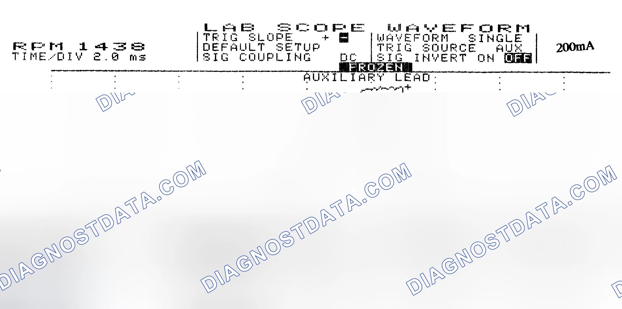 Scheme 15: Single Injector w/Normal Current Flow - Current Pattern