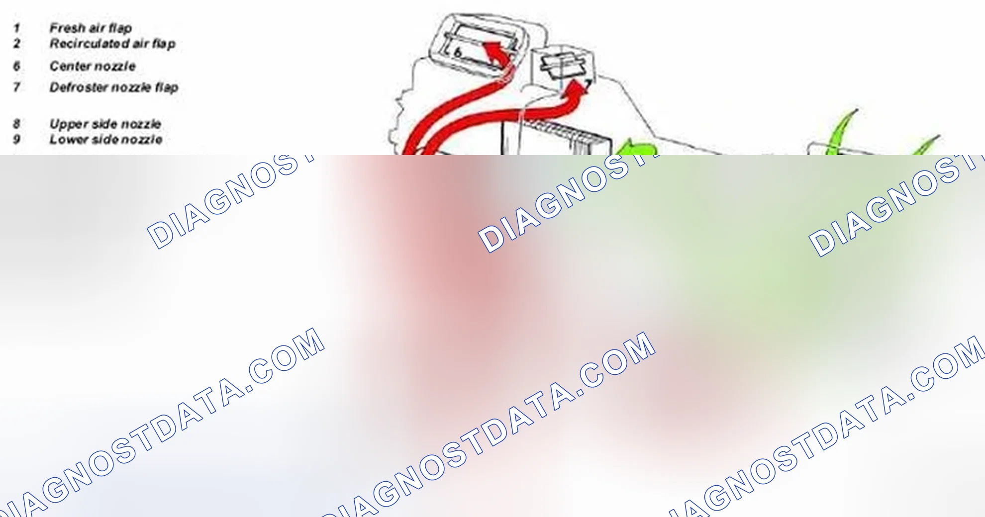 Scheme 107: Air conditioning housing, location/purpose/design/function - GF83.30-P-2104A