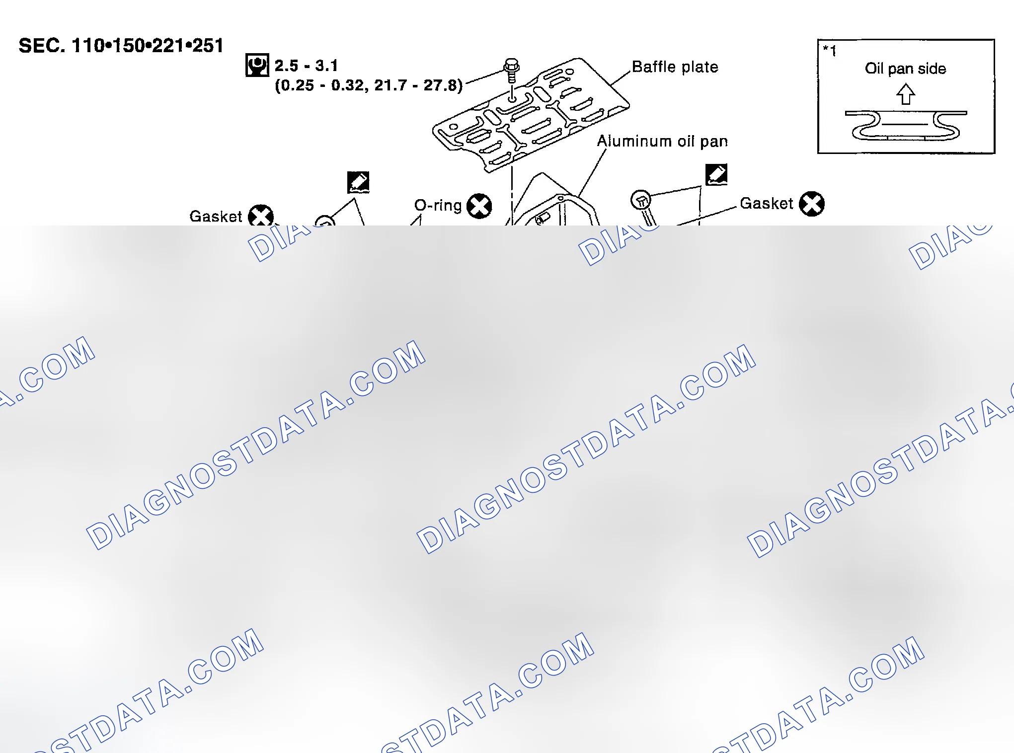 Scheme 158: OIL PAN