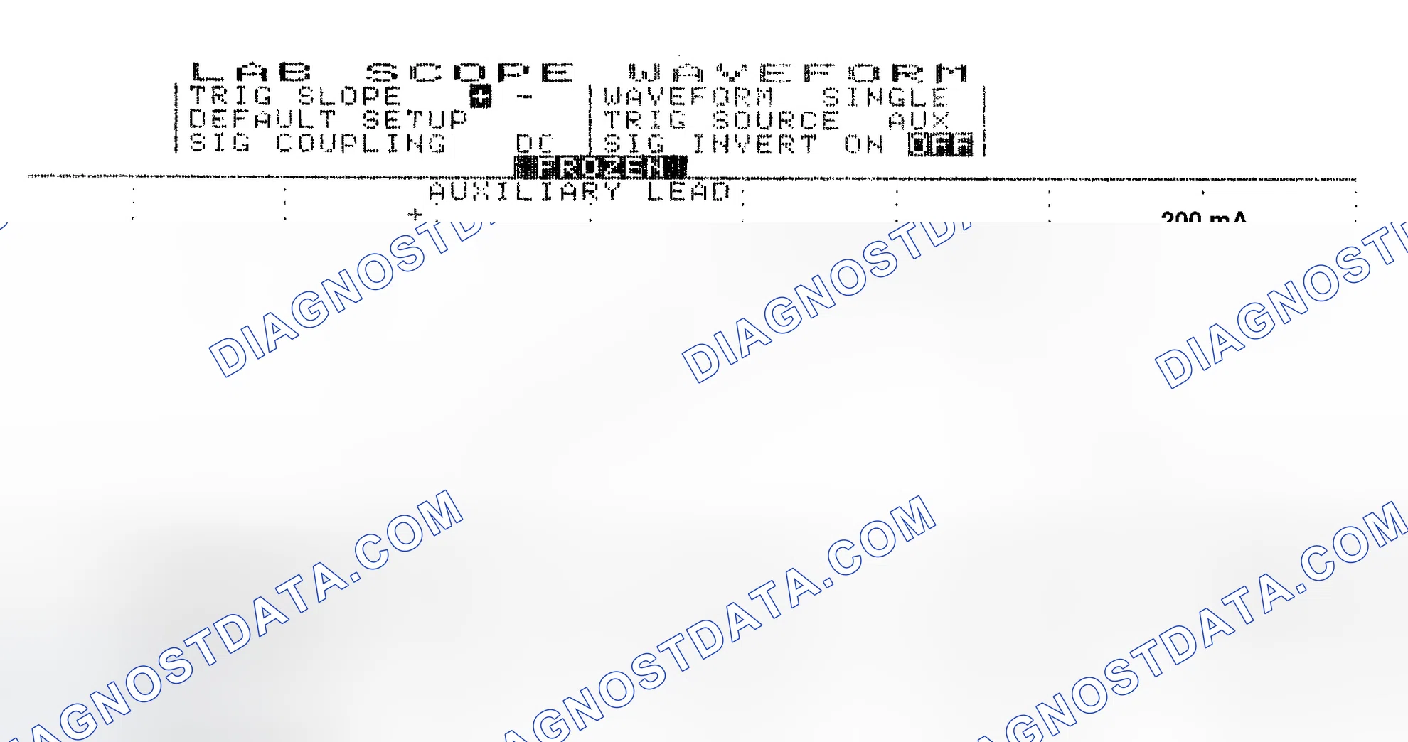 Scheme 13: Single Injector w/Normal Current Flow - Current Pattern