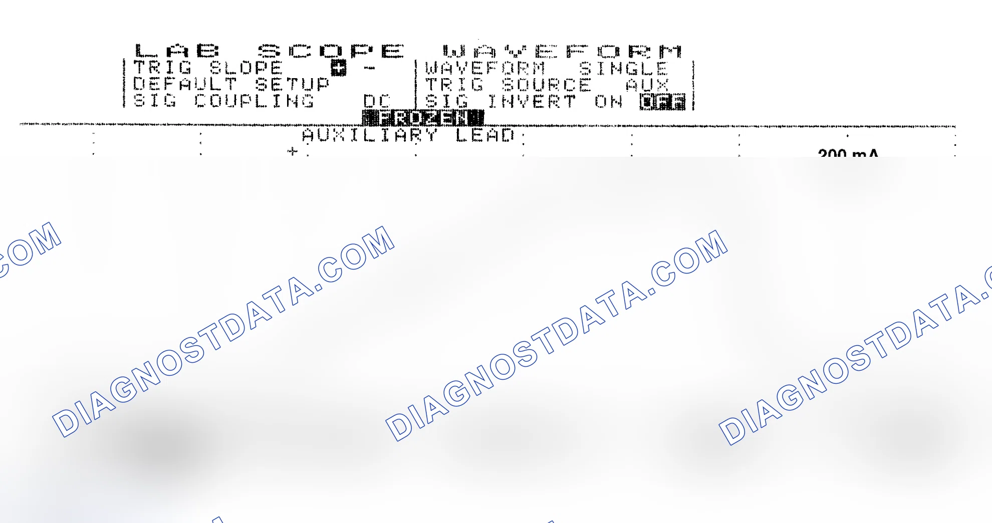 Scheme 13: Single Injector w/Normal Current Flow - Current Pattern
