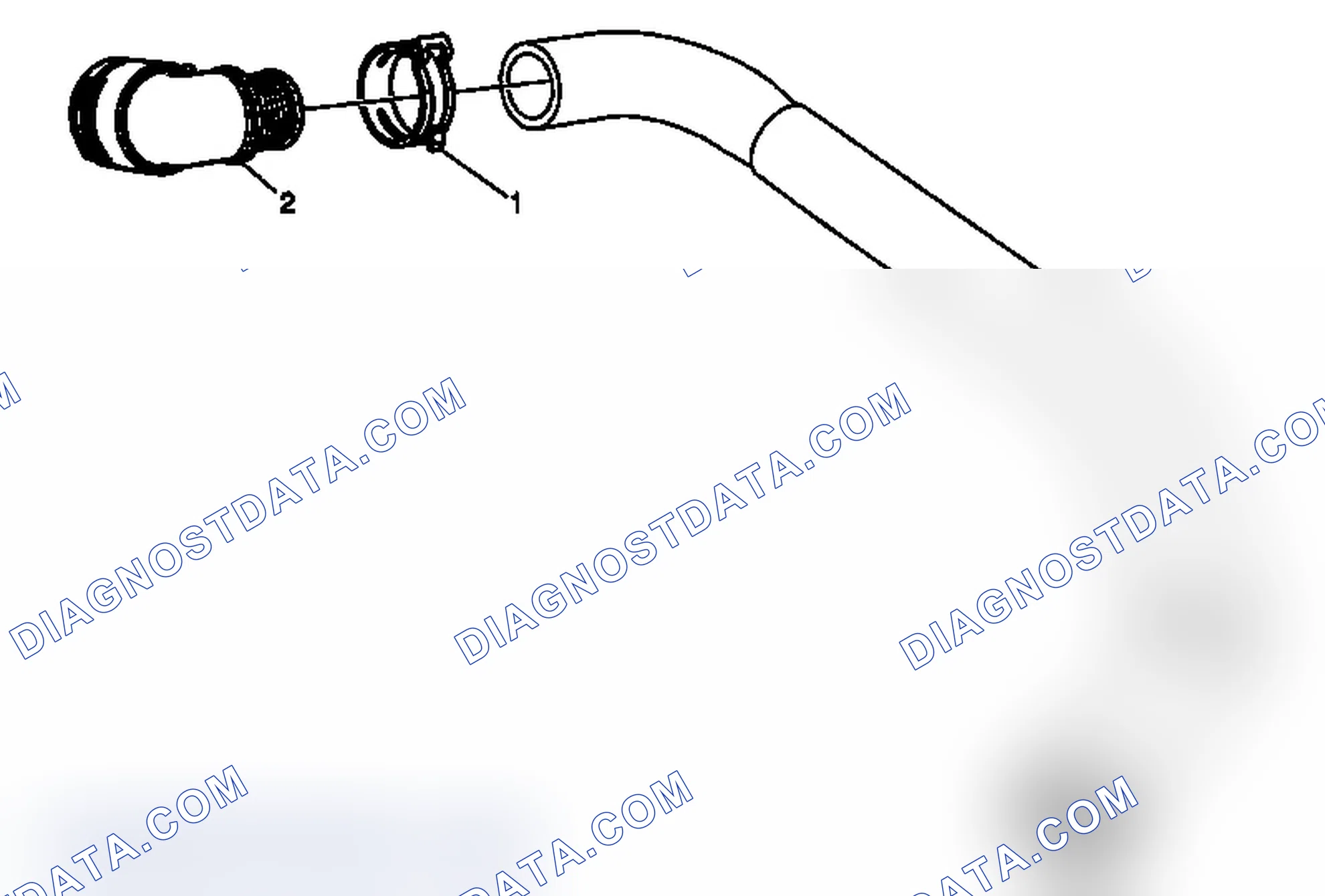 Scheme 13: Heater Inlet Hose Connector Replacement (LF1, LFW or LFX)