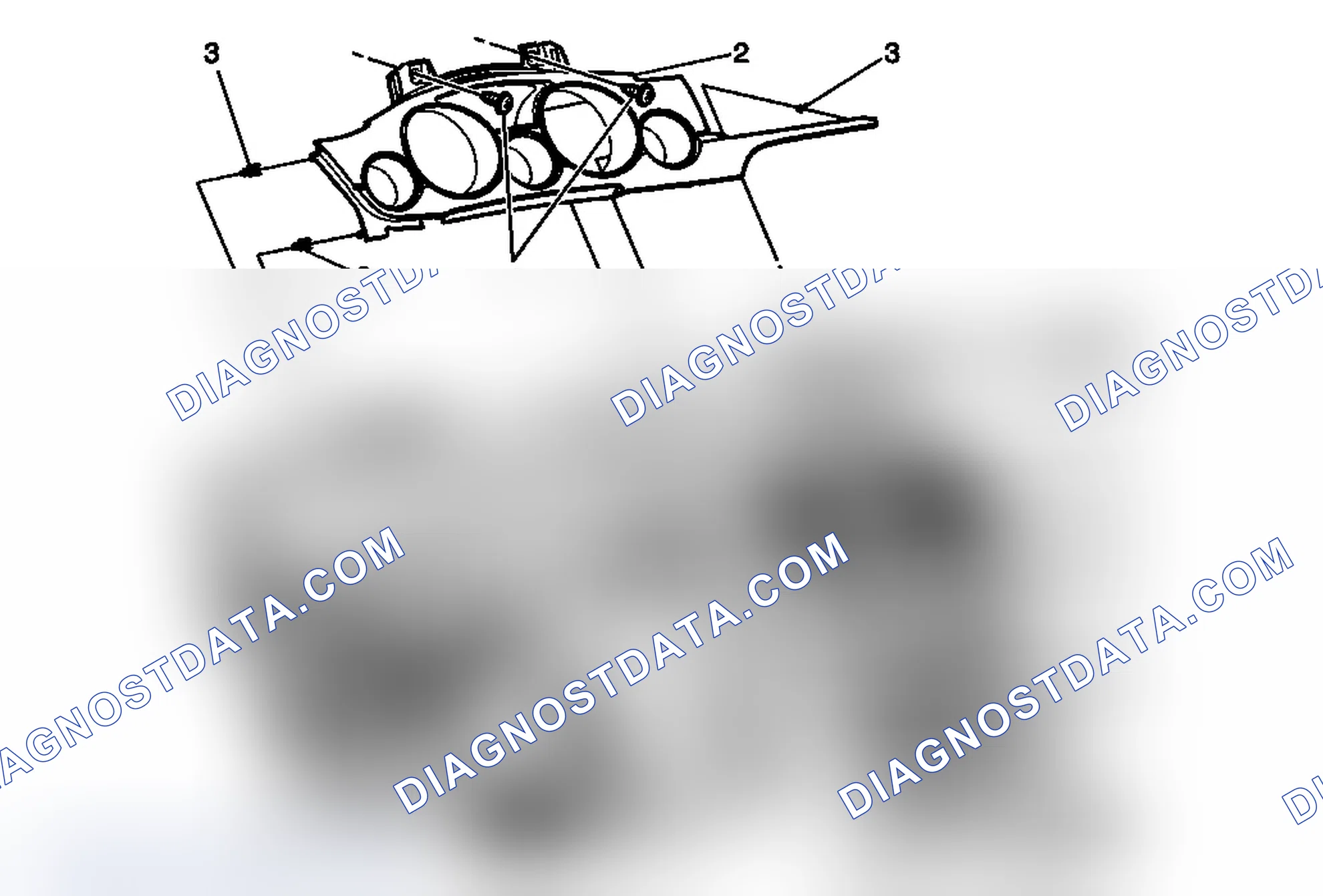 Scheme 123: Instrument Panel Cluster Trim Plate Applique Replacement (Enclave)