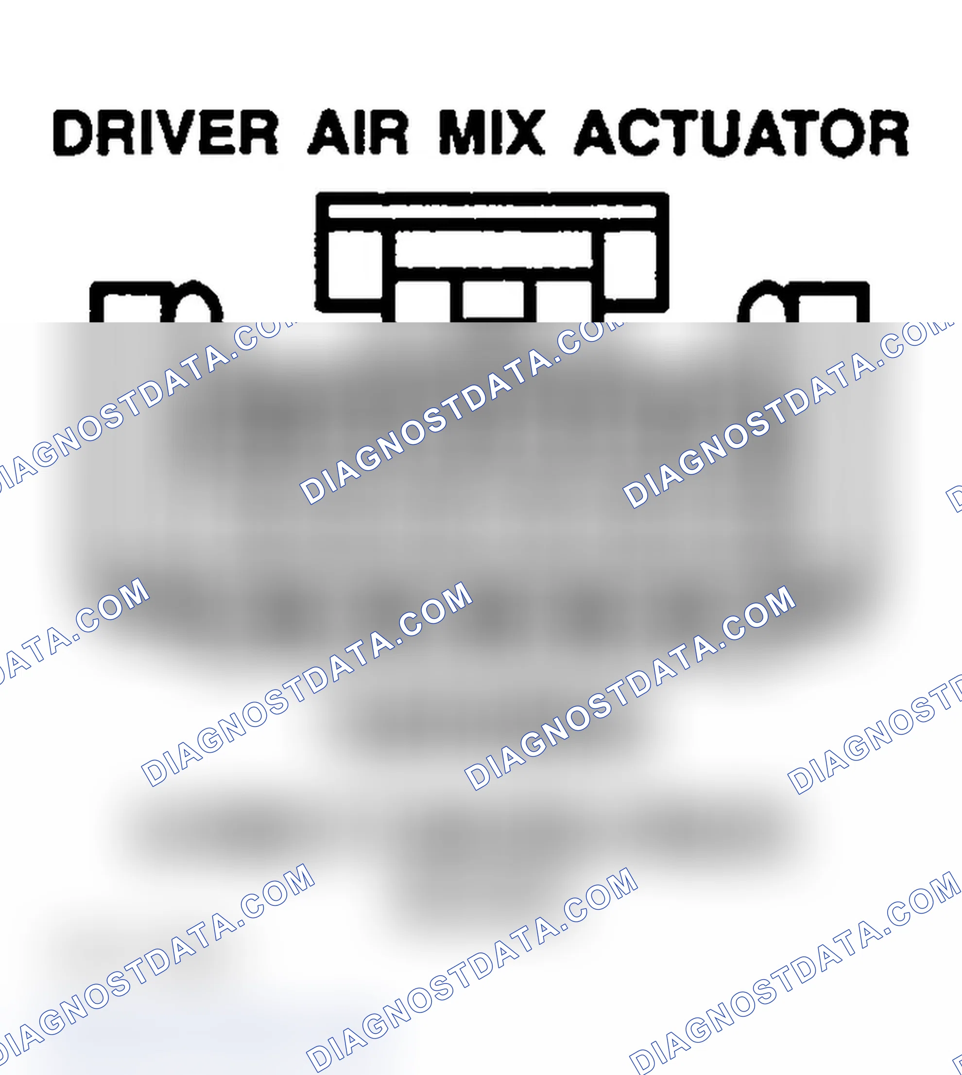 Scheme 117: DRIVER AIR MIX ACTUATOR