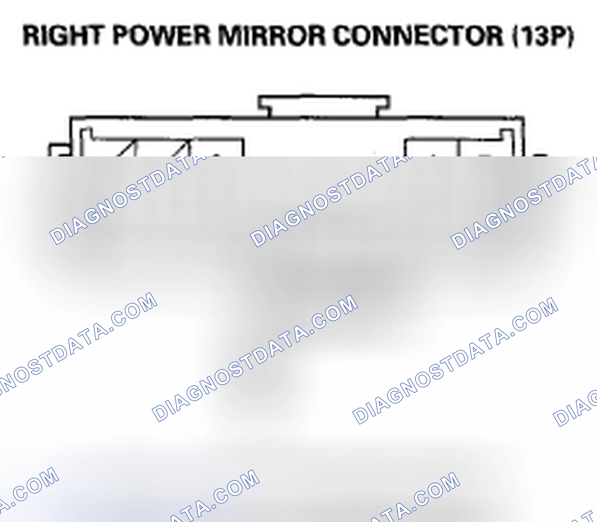 Scheme 53: DTC B1831: Right Mirror Vertical Sensor Malfunction