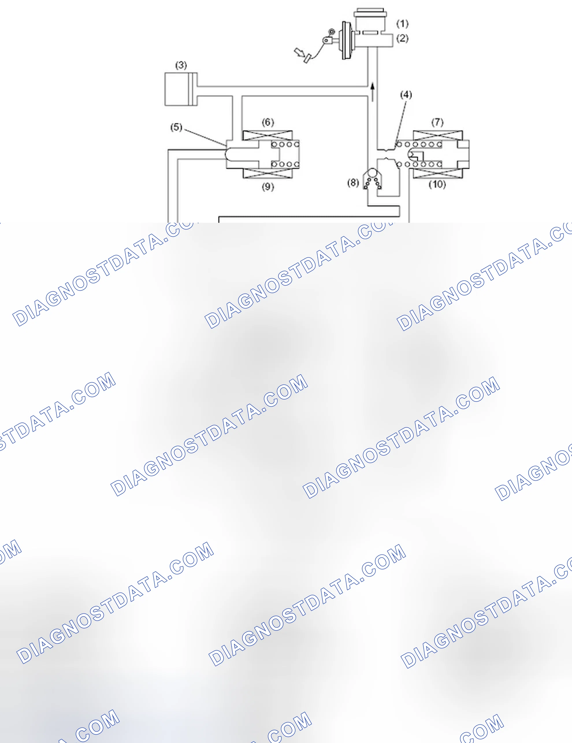 Scheme 67: PRESSURE "HOLD" CONTROL WITH BRAKE PEDAL DEPRESSED
