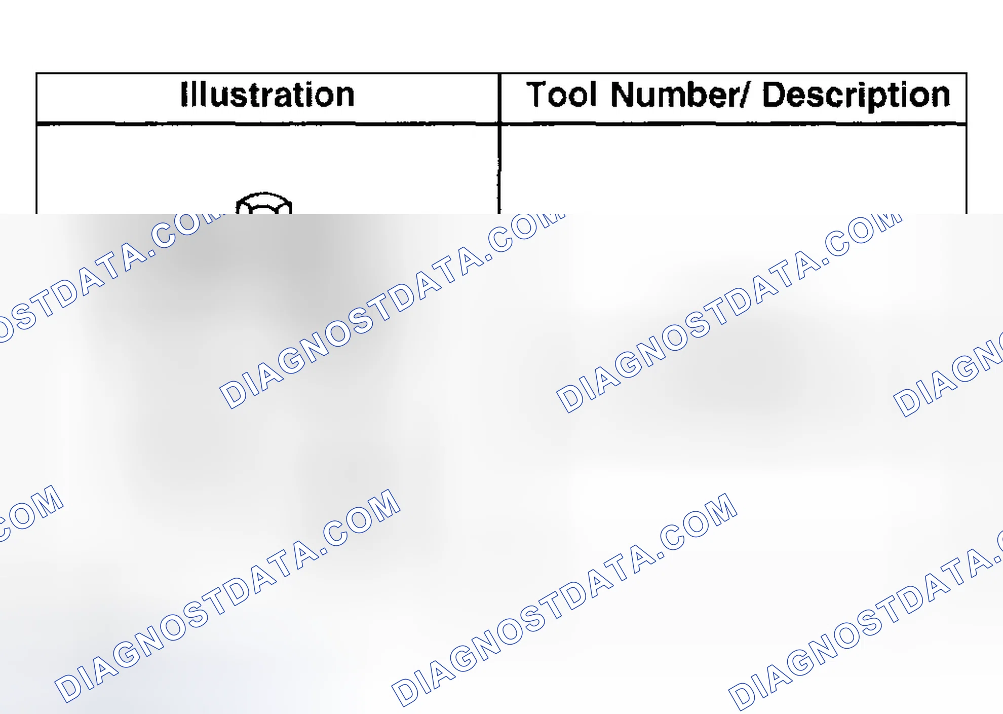Scheme 18: Special Tools and Equipment