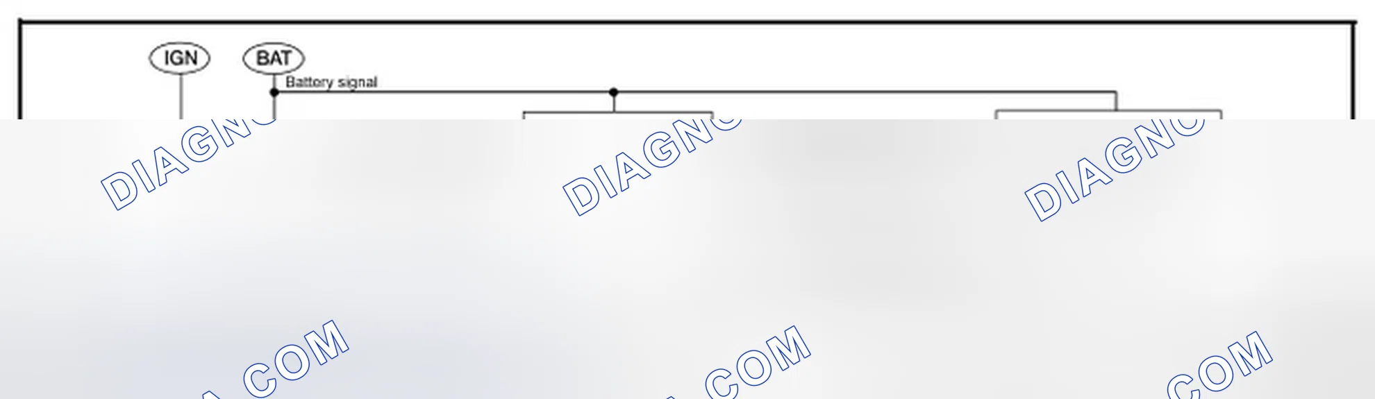 Scheme 40: KEY WARNING CHIME (WITHOUT INTELLIGENT KEY): System Diagram