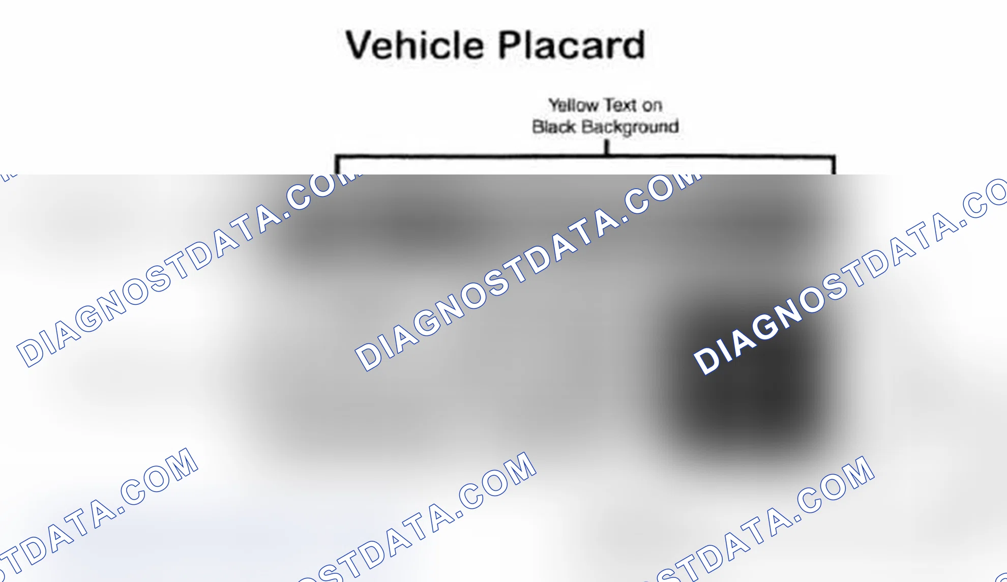 Scheme 28: Vehicle Tire Placard - Typical