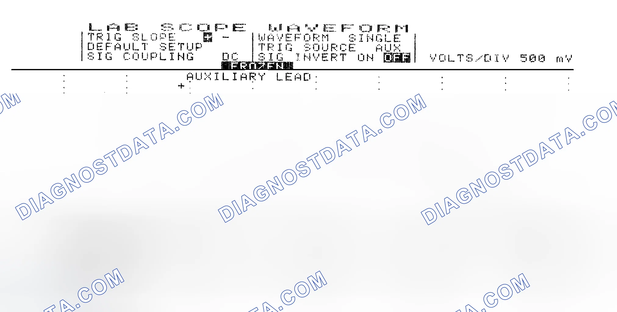 Scheme 14: Single Injector w/Excessive Current Flow - Current Pattern