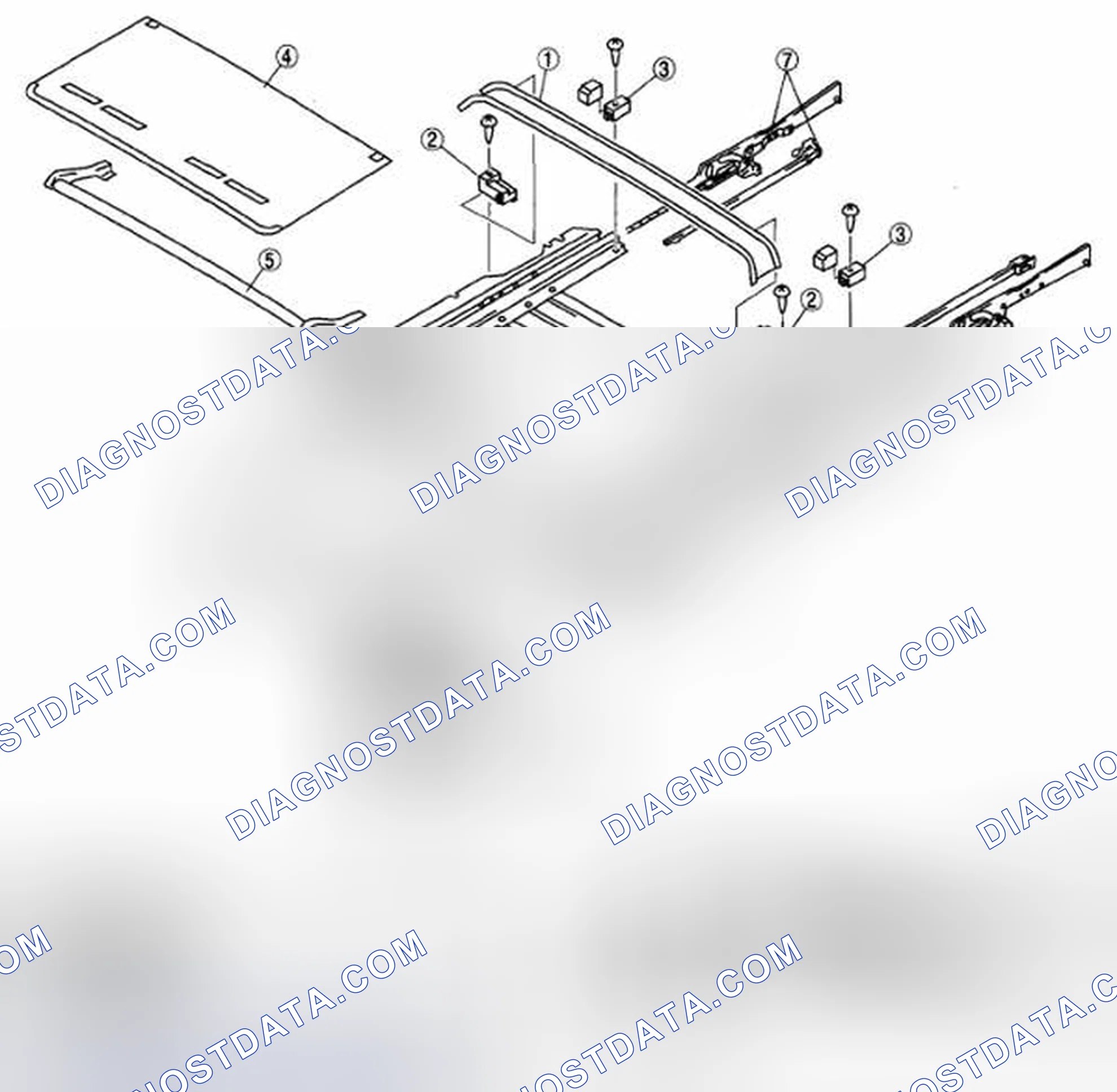 Scheme 8: SUNROOF UNIT DISASSEMBLY/ASSEMBLY