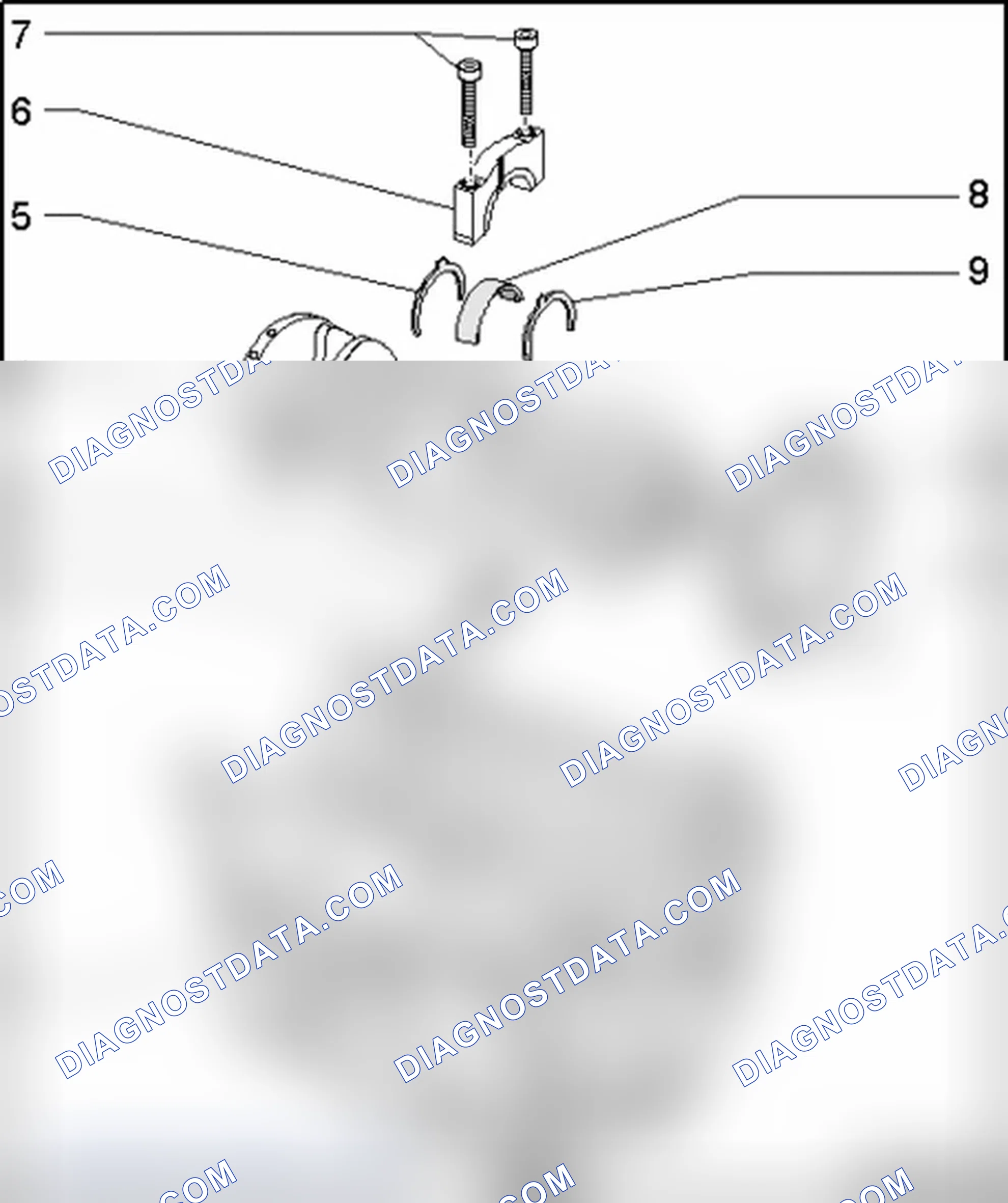 Scheme 138: Crankshaft, component overview