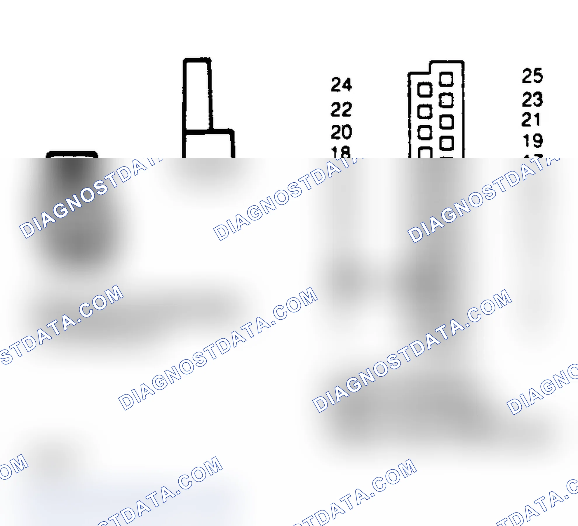 Scheme 157: Solenoid Assembly Connectors & Logic Module Blue Connector View From Wire End