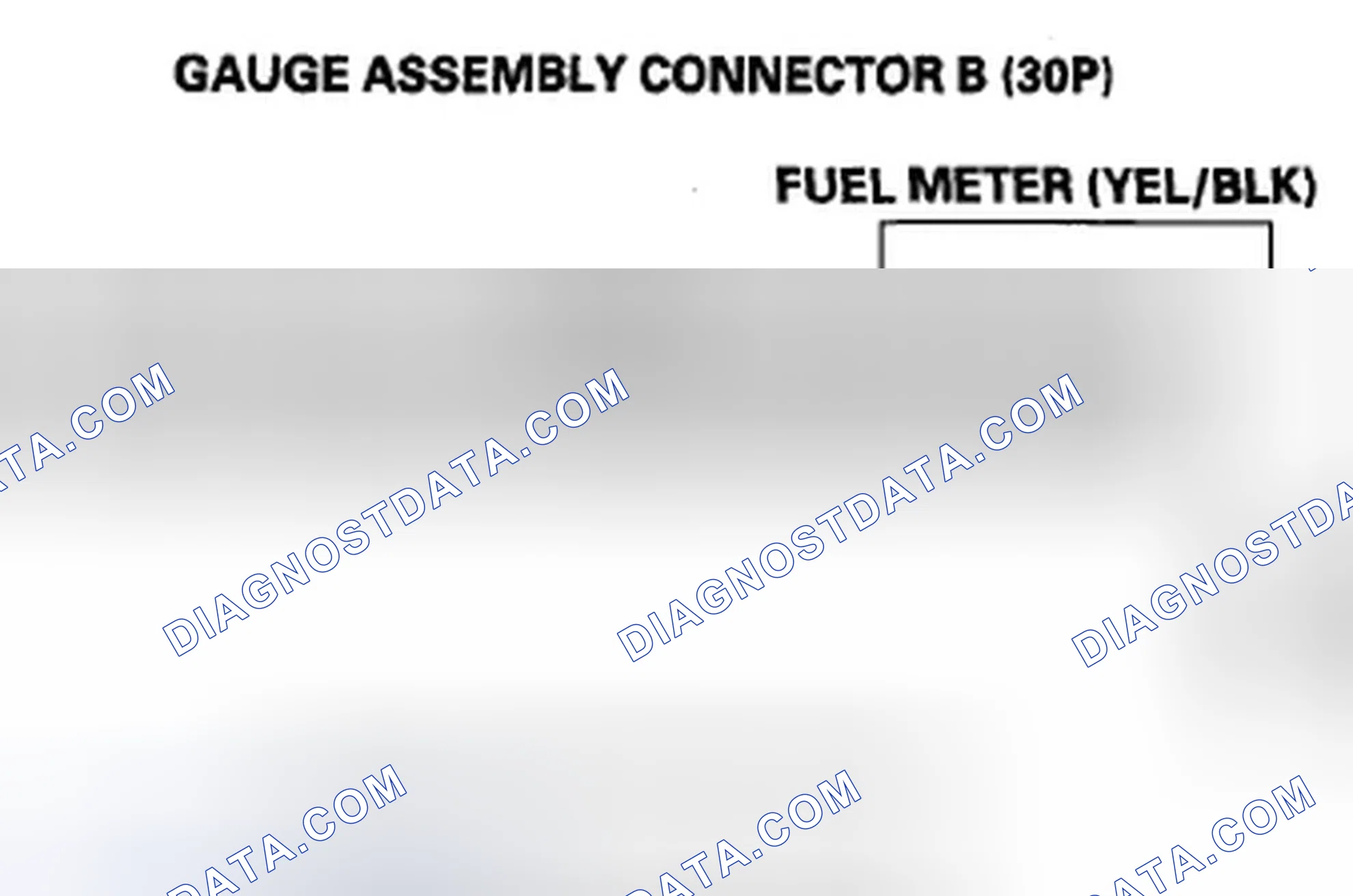 Scheme 63: DTC B1176: Fuel Gauge Unit Circuit Short