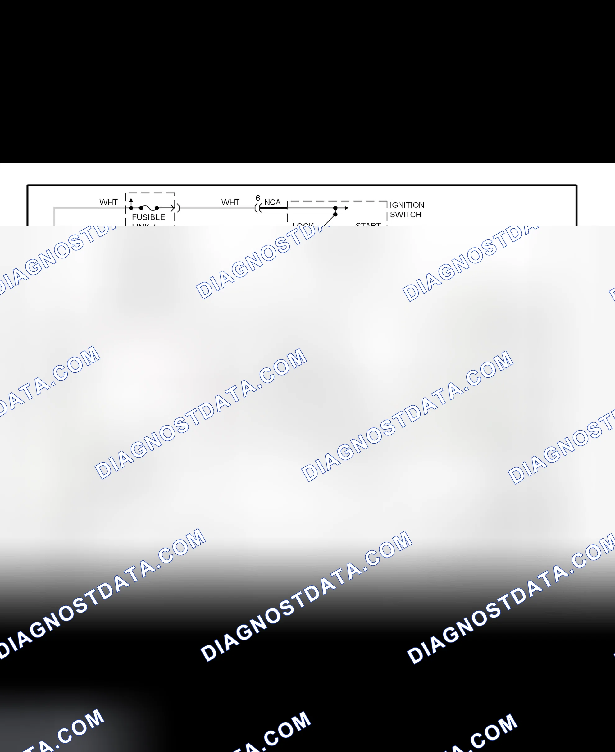 Scheme 15: Starting System Wiring Diagram (3000GT - Without Anti-Theft)