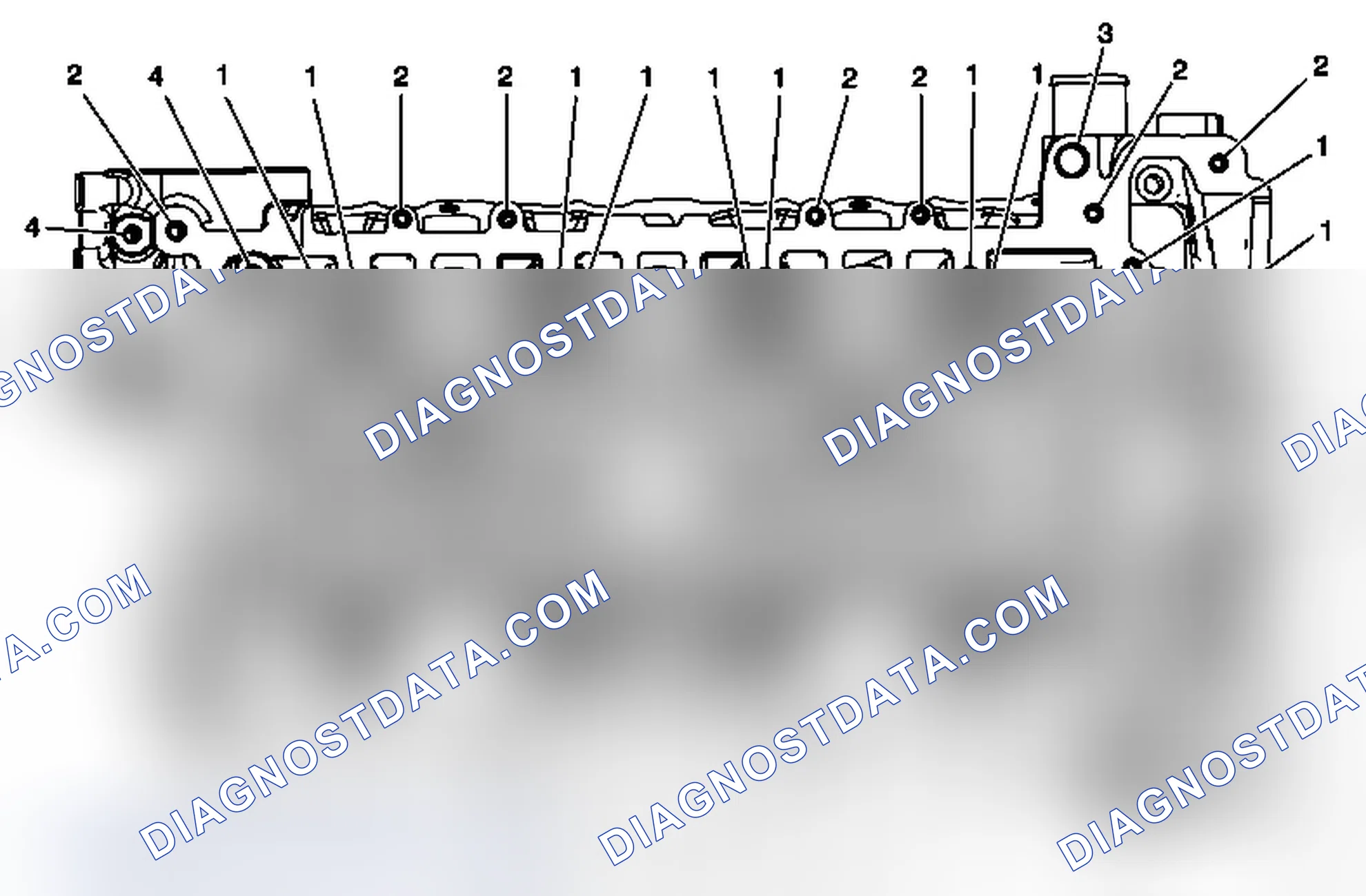 Scheme 12: Cylinder Head- Top View
