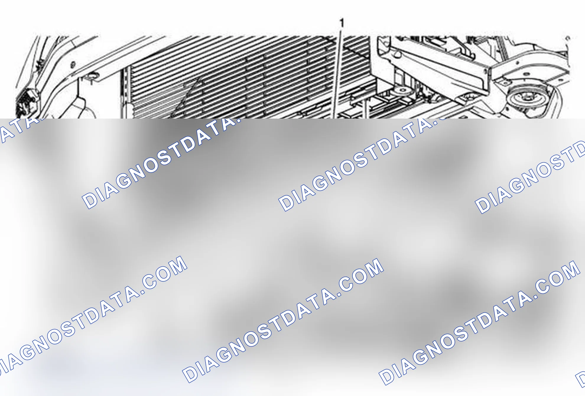 Scheme 11: Radiator Air Lower Baffle Replacement (Bottom)