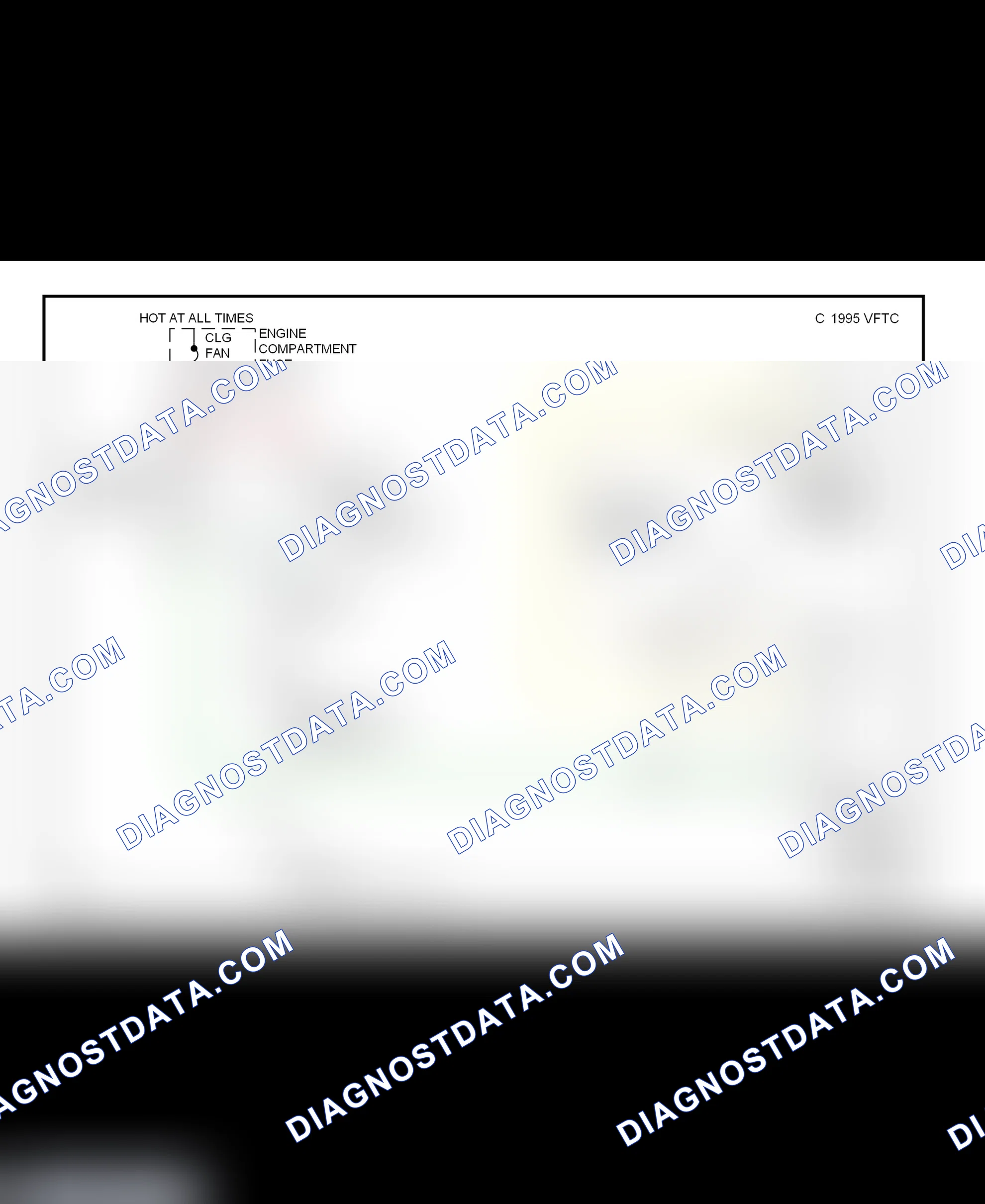 Scheme 5: Cooling Fan System Wiring Diagram (1998 Achieva, Grand Am & Skylark)
