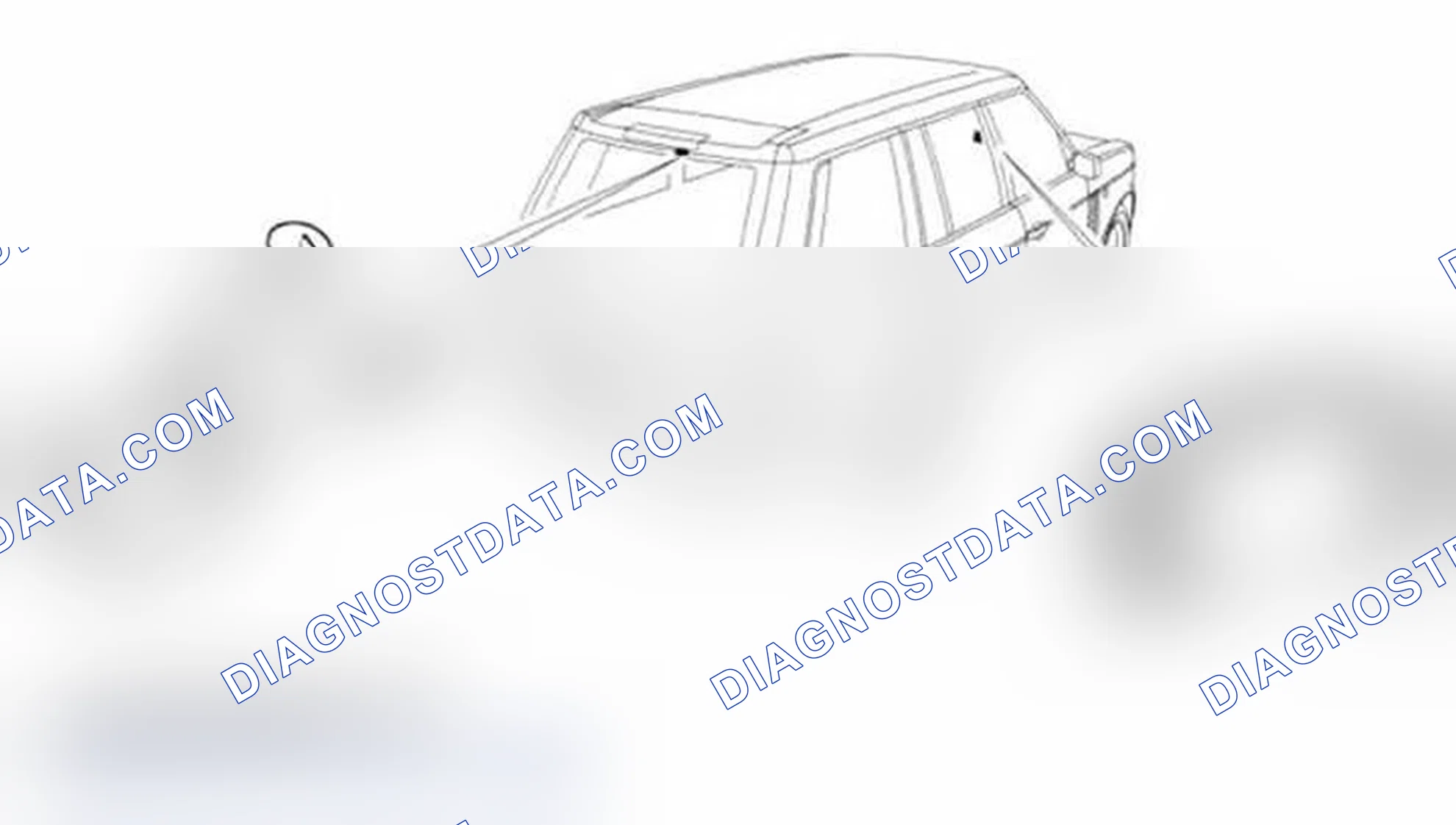 Scheme 44: Rear View Camera (RVC) Component Location (From 2005MY)
