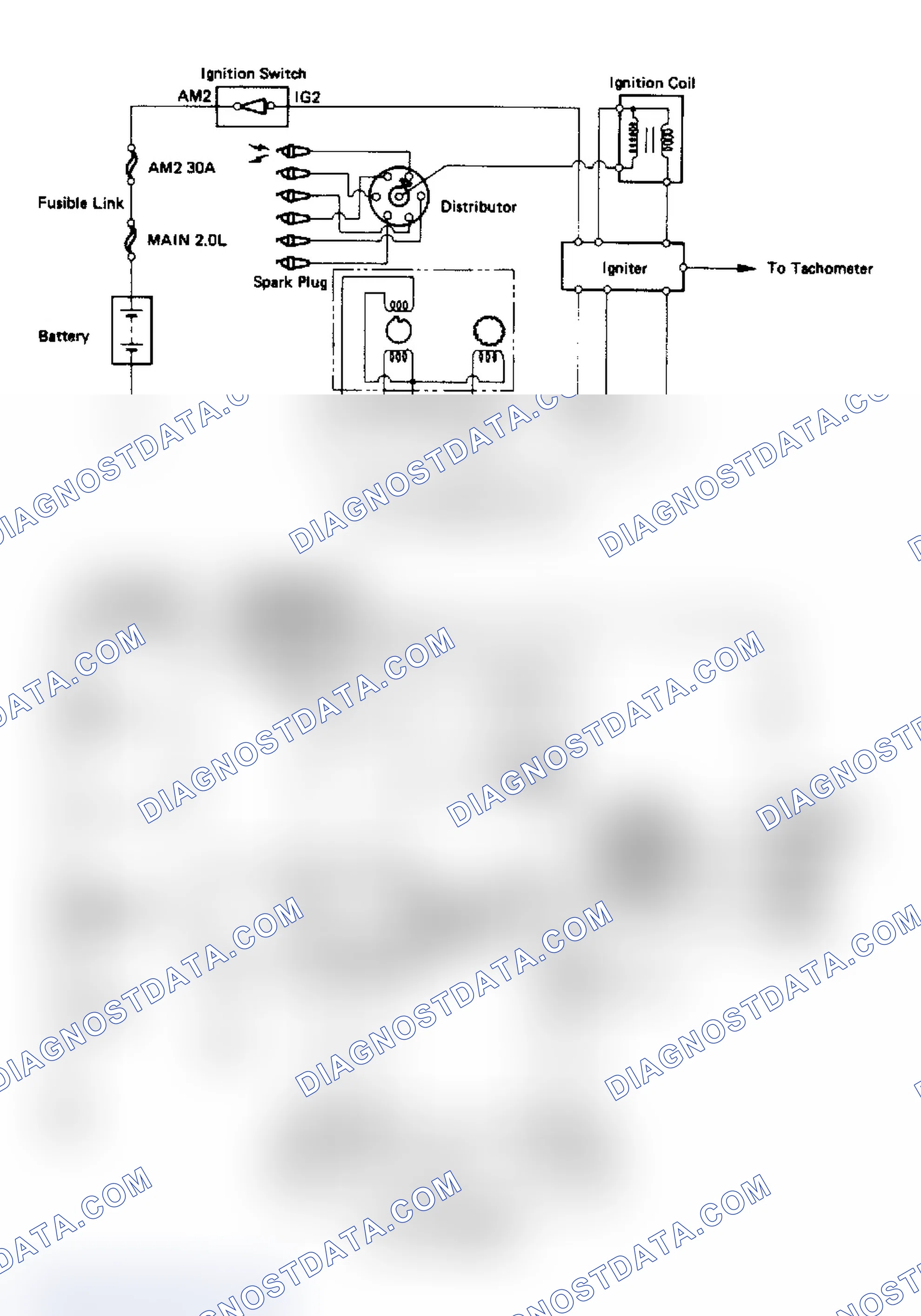 Scheme 18: ELECTRONIC SPARK ADVANCE (ESA) - ALL EXCEPT SUPRA TURBO