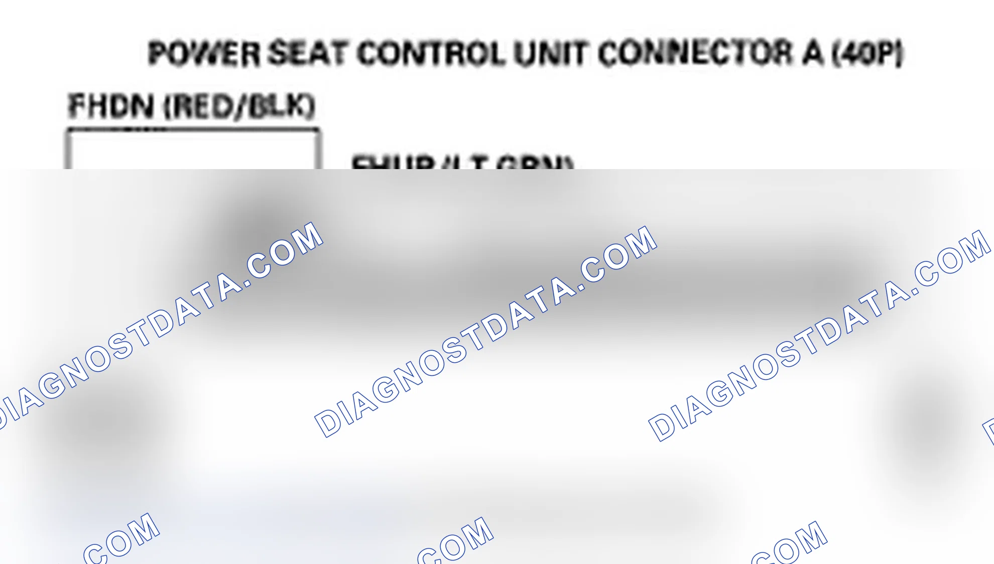 Scheme 73: DTC B1846: Power Seat Front Up-Down Switch Circuit Malfunction