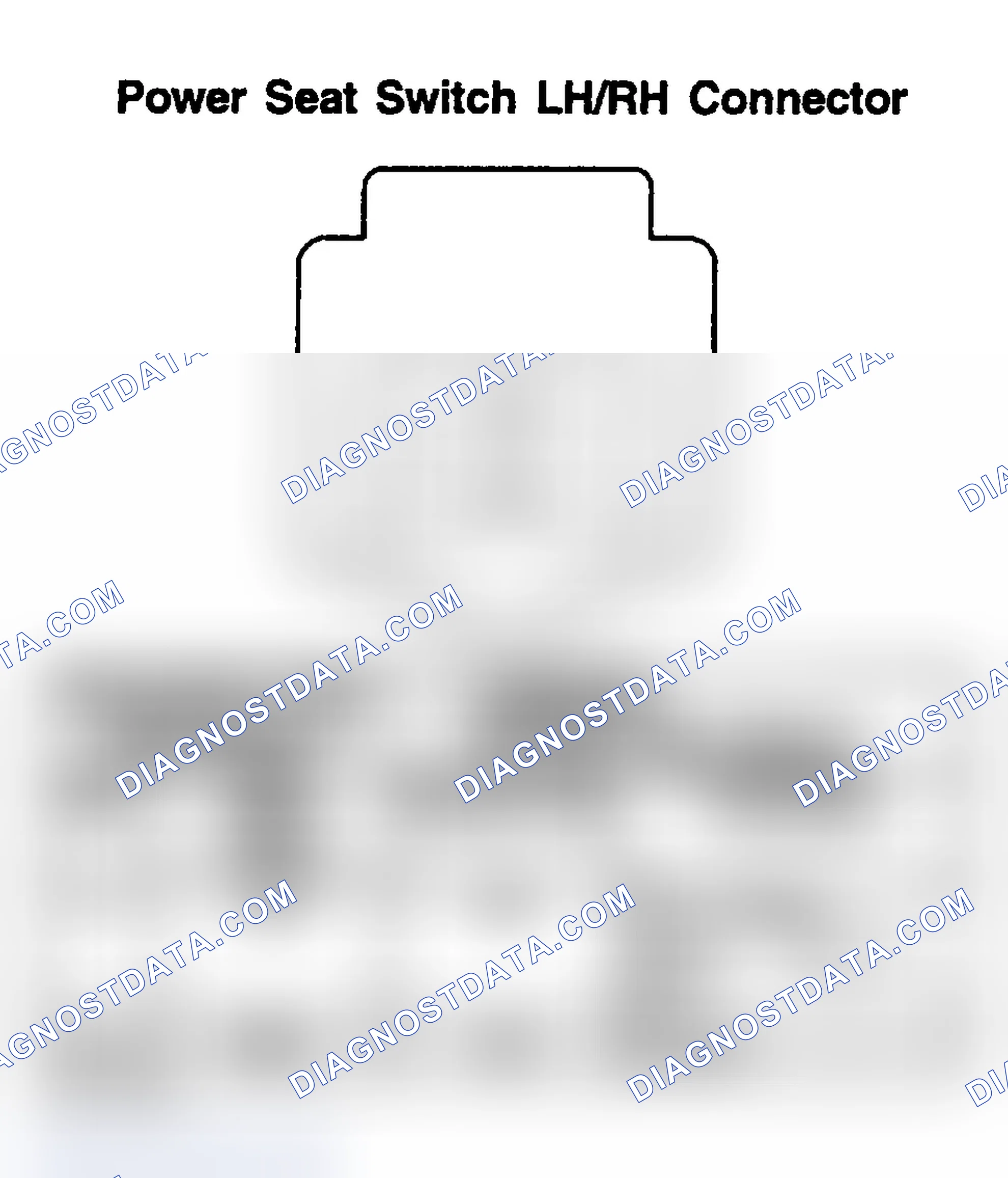 Scheme 222: POWER SEAT SWITCH (LH & RH)