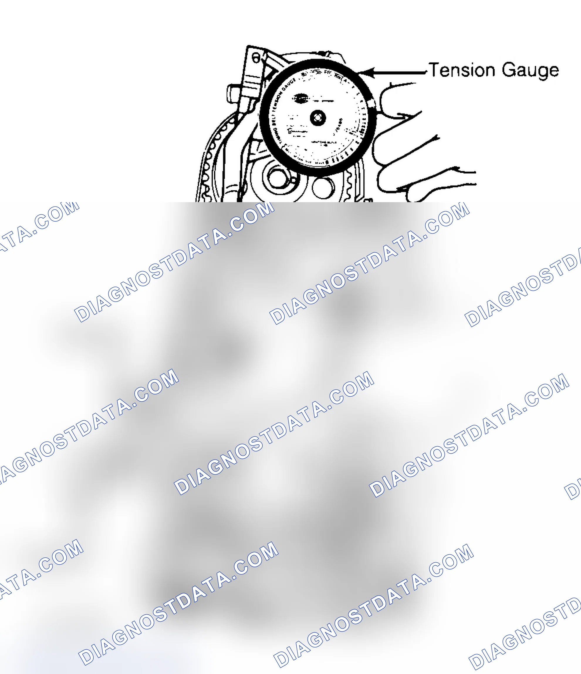 Scheme 28: Adjusting Typical Timing Belt Tension