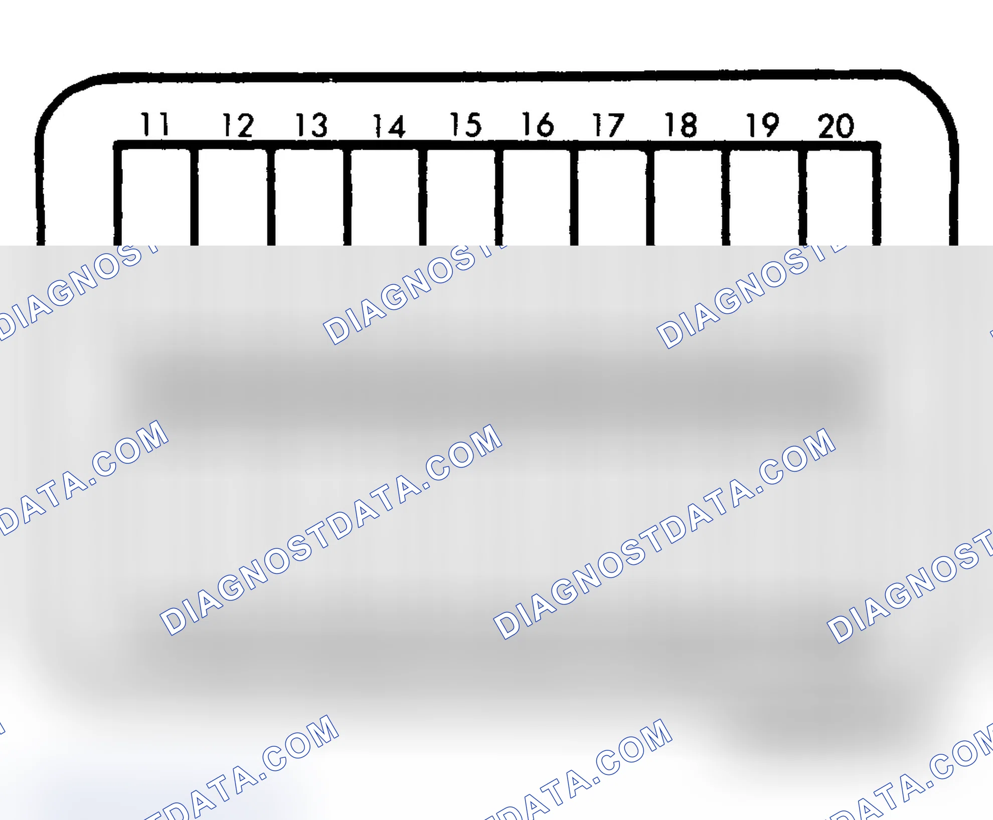 Scheme 7: FUSE PANEL IDENTIFICATION (1987-89 HATCHBACK & SEDAN)