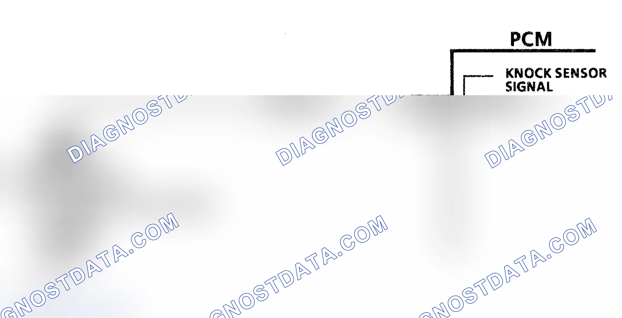Scheme 34: Code 43 Schematic (3.1L) Knock Sensor Error