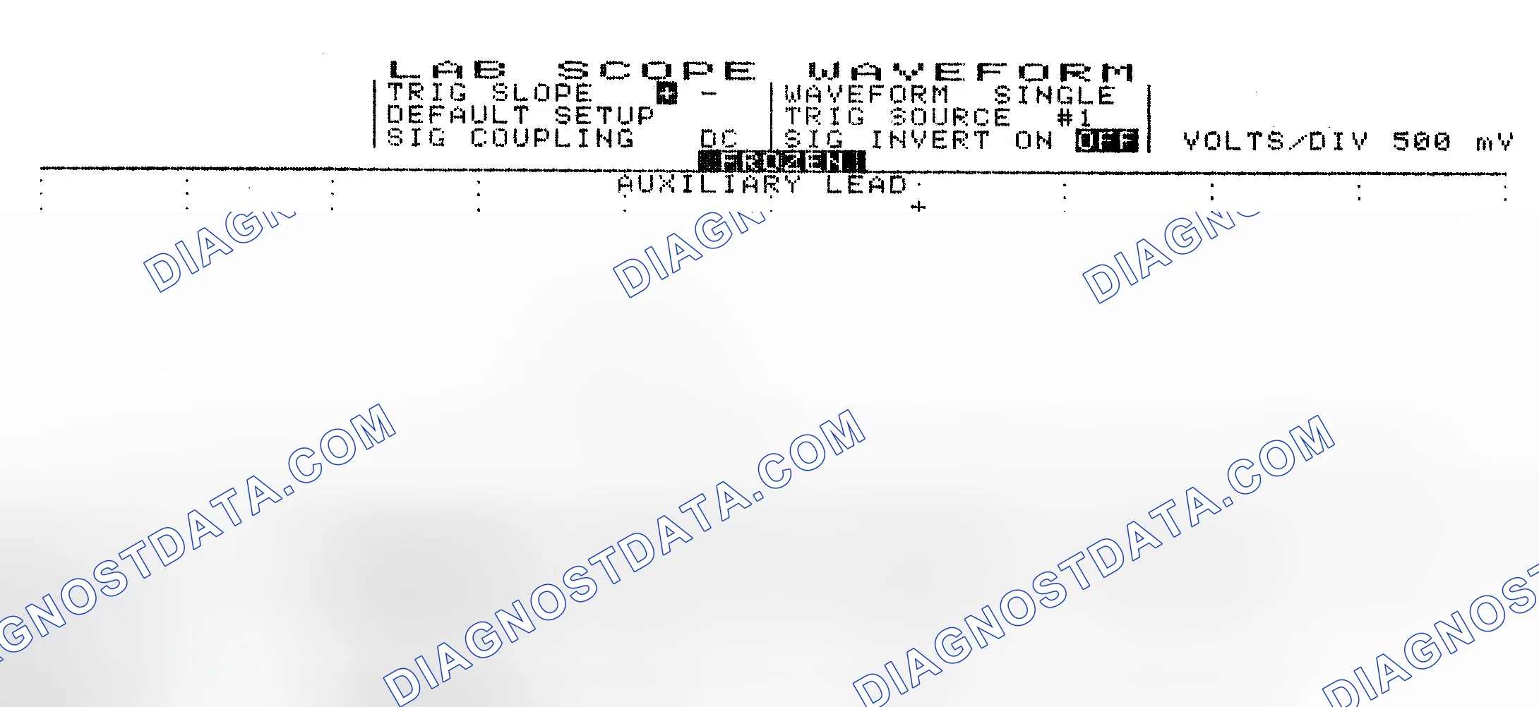 Scheme 10: Single Injector w/Excessive Current Flow - Current Pattern