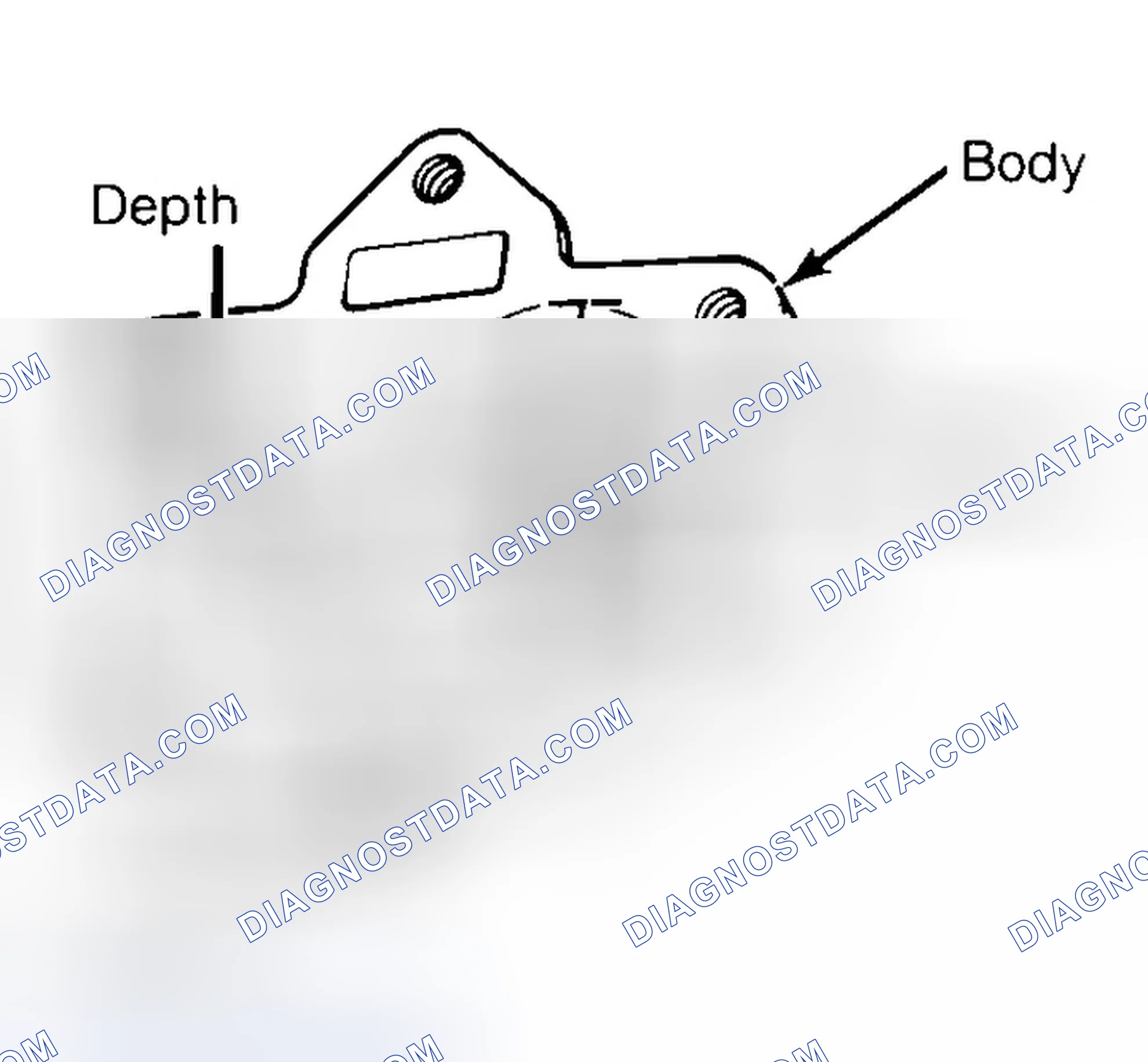 Scheme 35: Measuring Oil Pump Gear Cavity