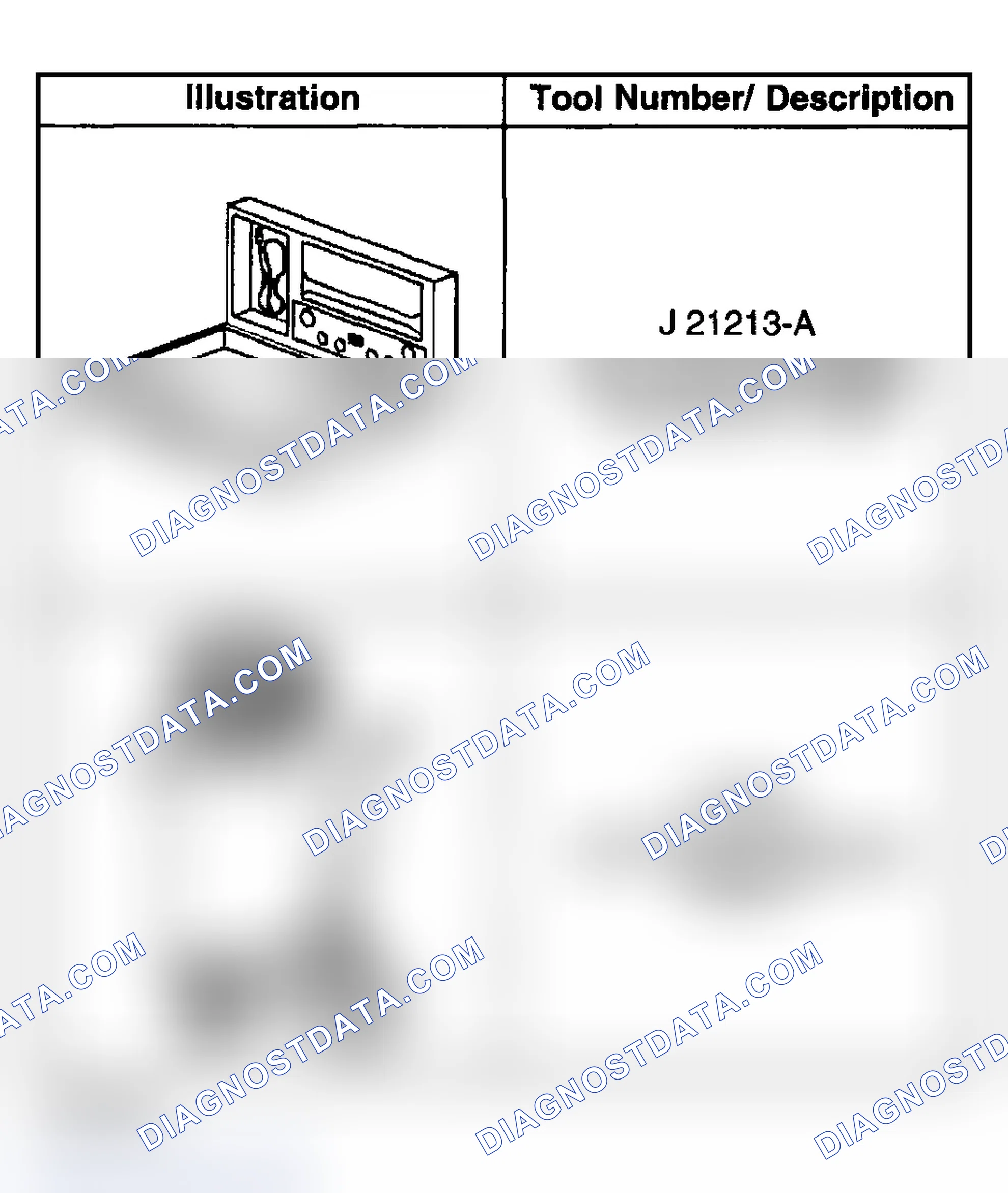 Scheme 206: SPECIAL TOOLS & EQUIPMENT