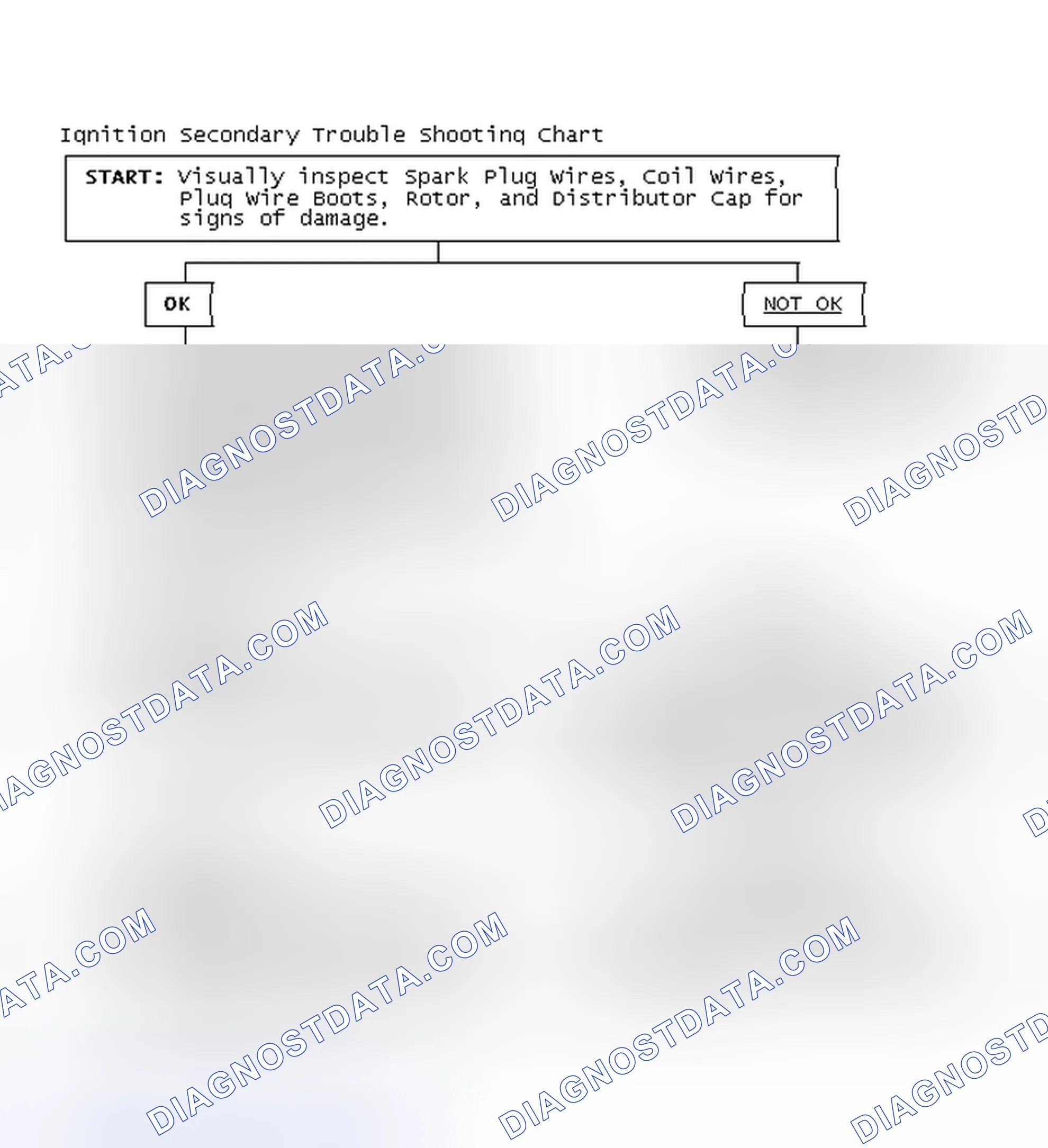Scheme 1: Ignition Secondary Trouble Shooting Chart