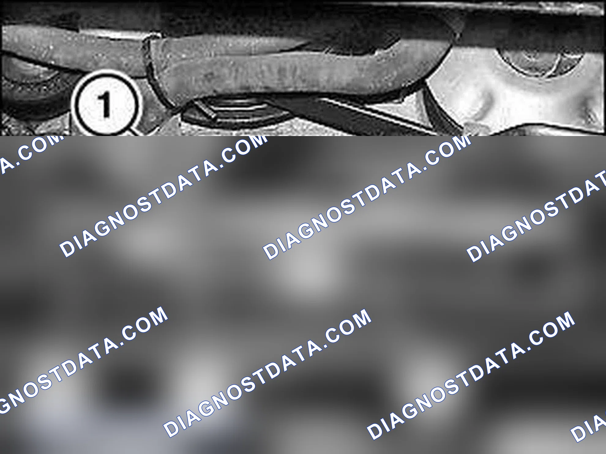 Scheme 49: Release Banjo Bolts (1) And Remove Pressure Lines (2) From Oscillating Motor